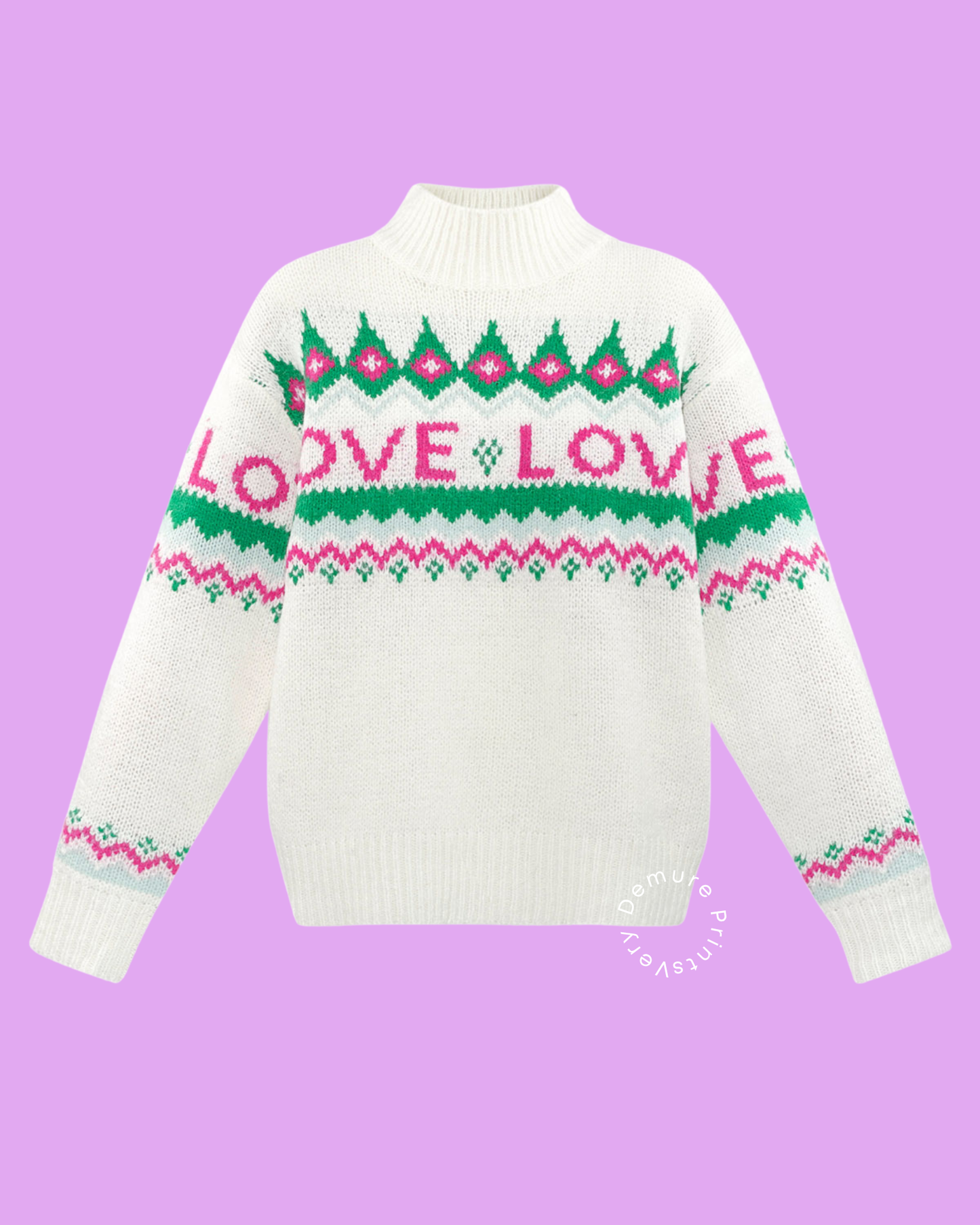 Holly Jolly Heart Sweater