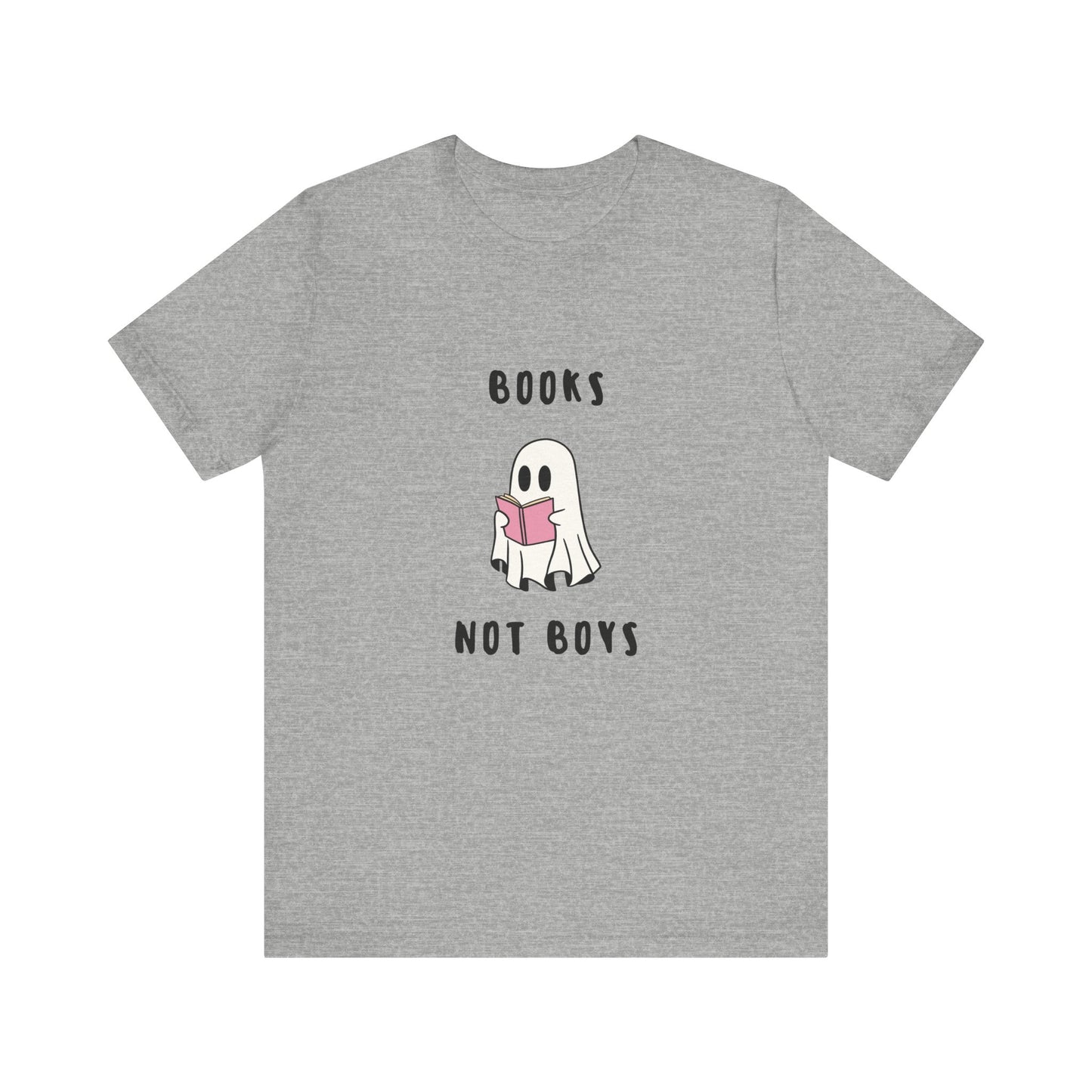 Books not Boys ( Pink ) | Retro Tee | Organic Unisex T Shirt