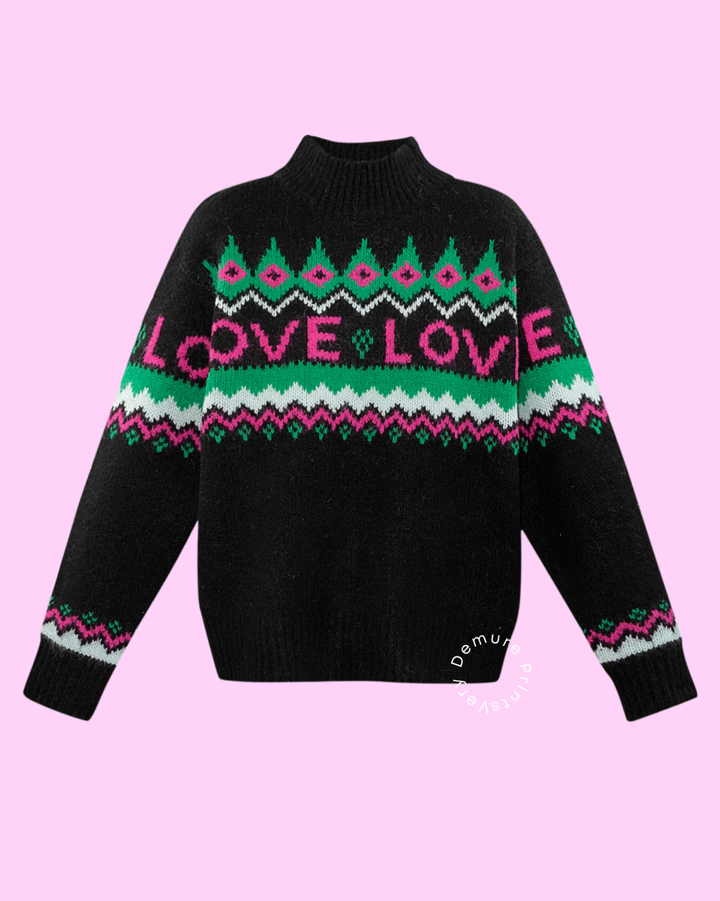 Holly Jolly Heart Sweater