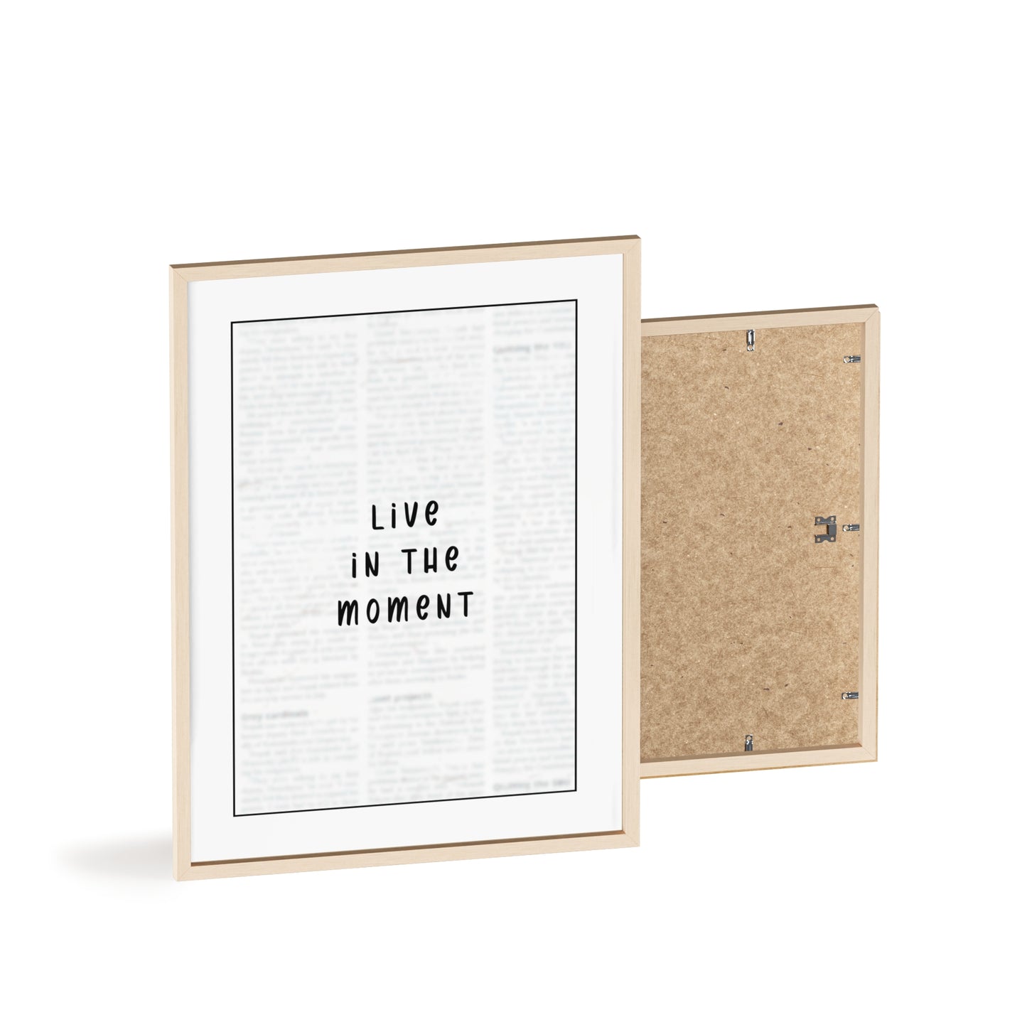 Live in the Moment - Frame