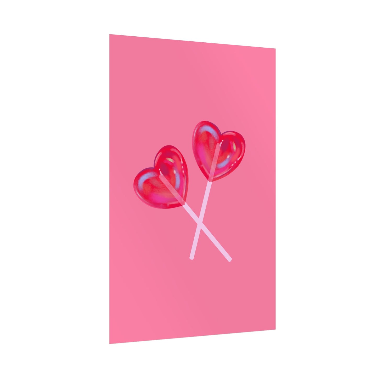 Sweetheart Lollipops – Candy Love Poster