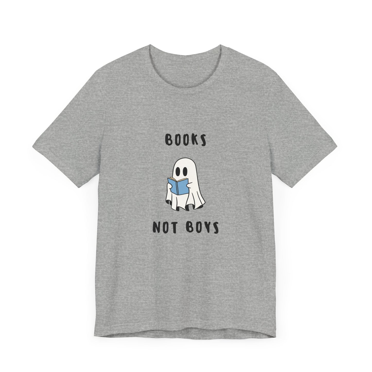 Books not Boys ( Blue ) | Retro Tee | Organic Unisex T Shirt