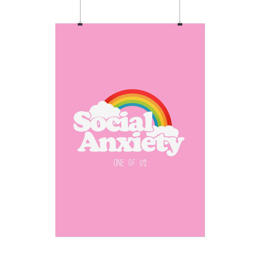 Anxiety – One of Us Rainbow Poster