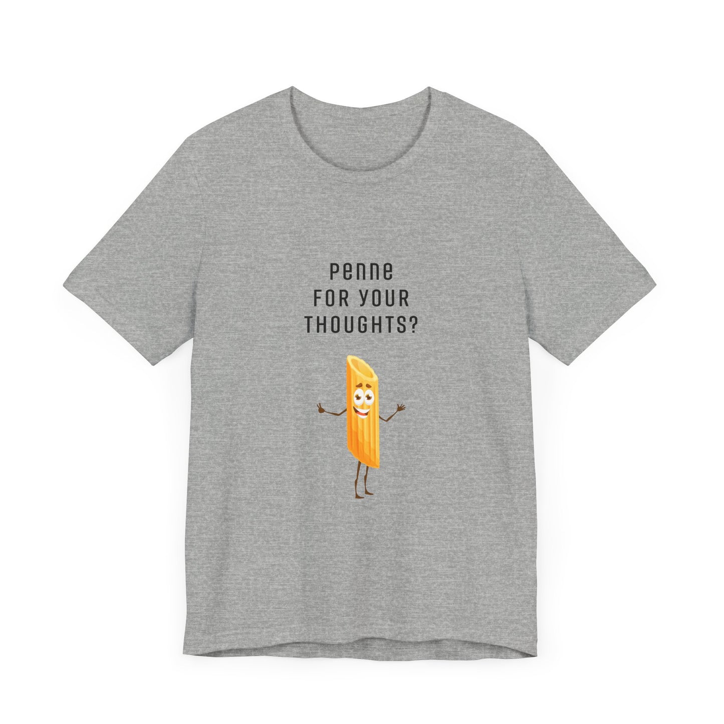 Penne for your Thoughts? | Retro Tee | Organic Unisex T Shirt