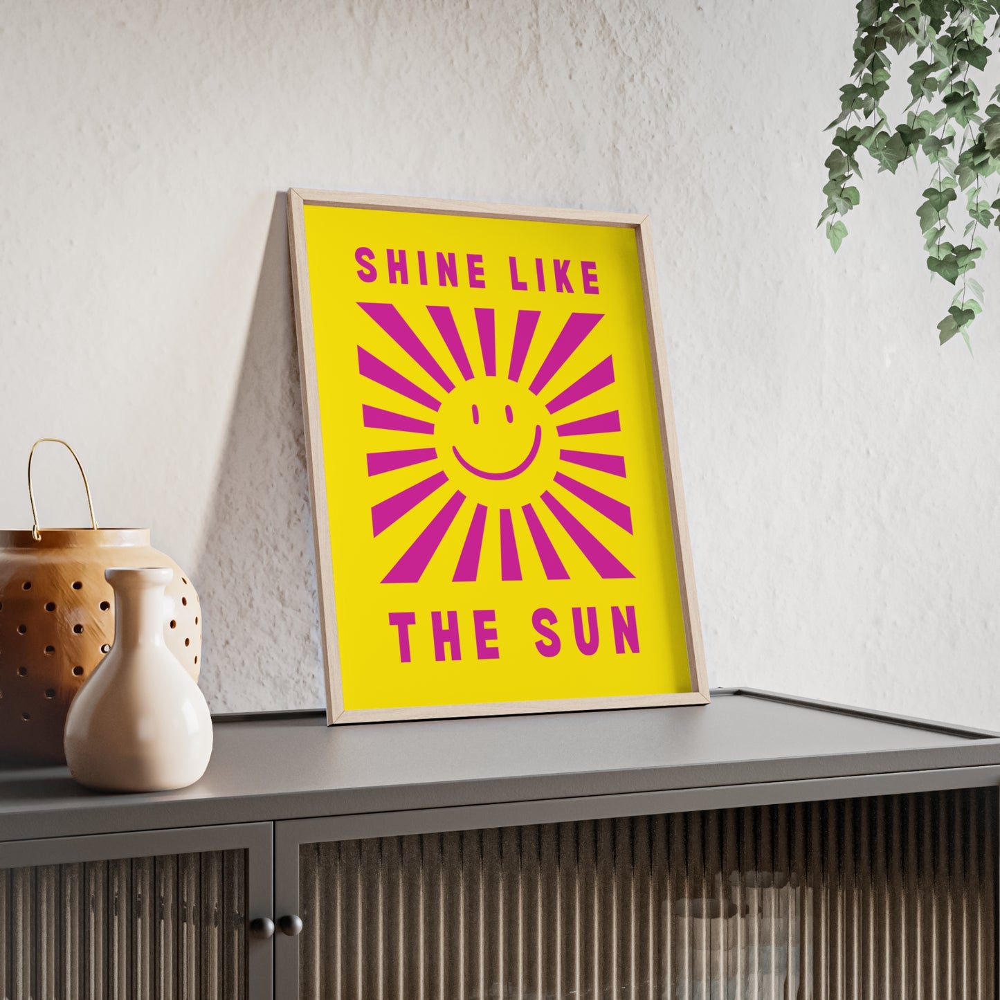 Shine Like The Sun ( Sunshine Yellow ) - Frame