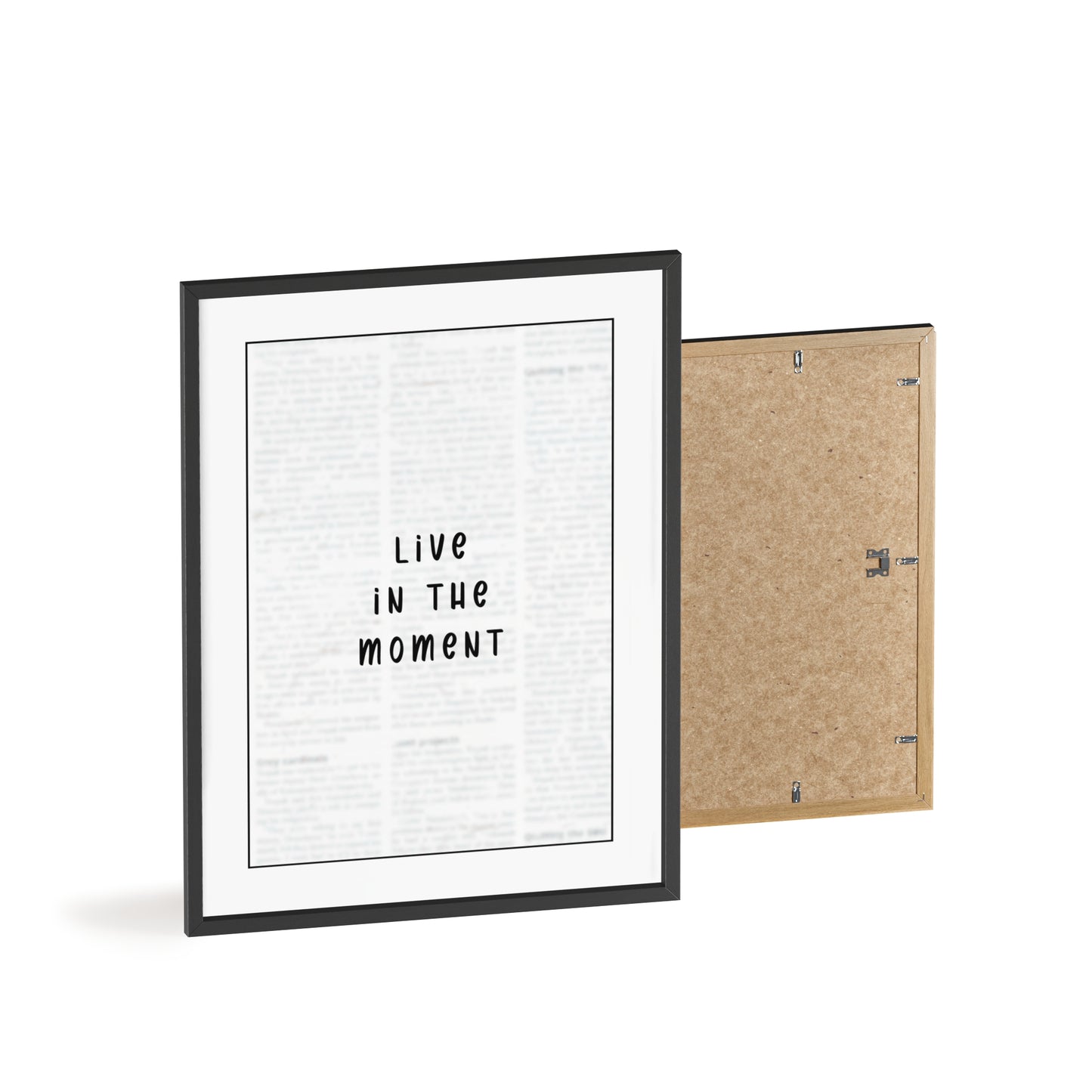 Live in the Moment - Frame