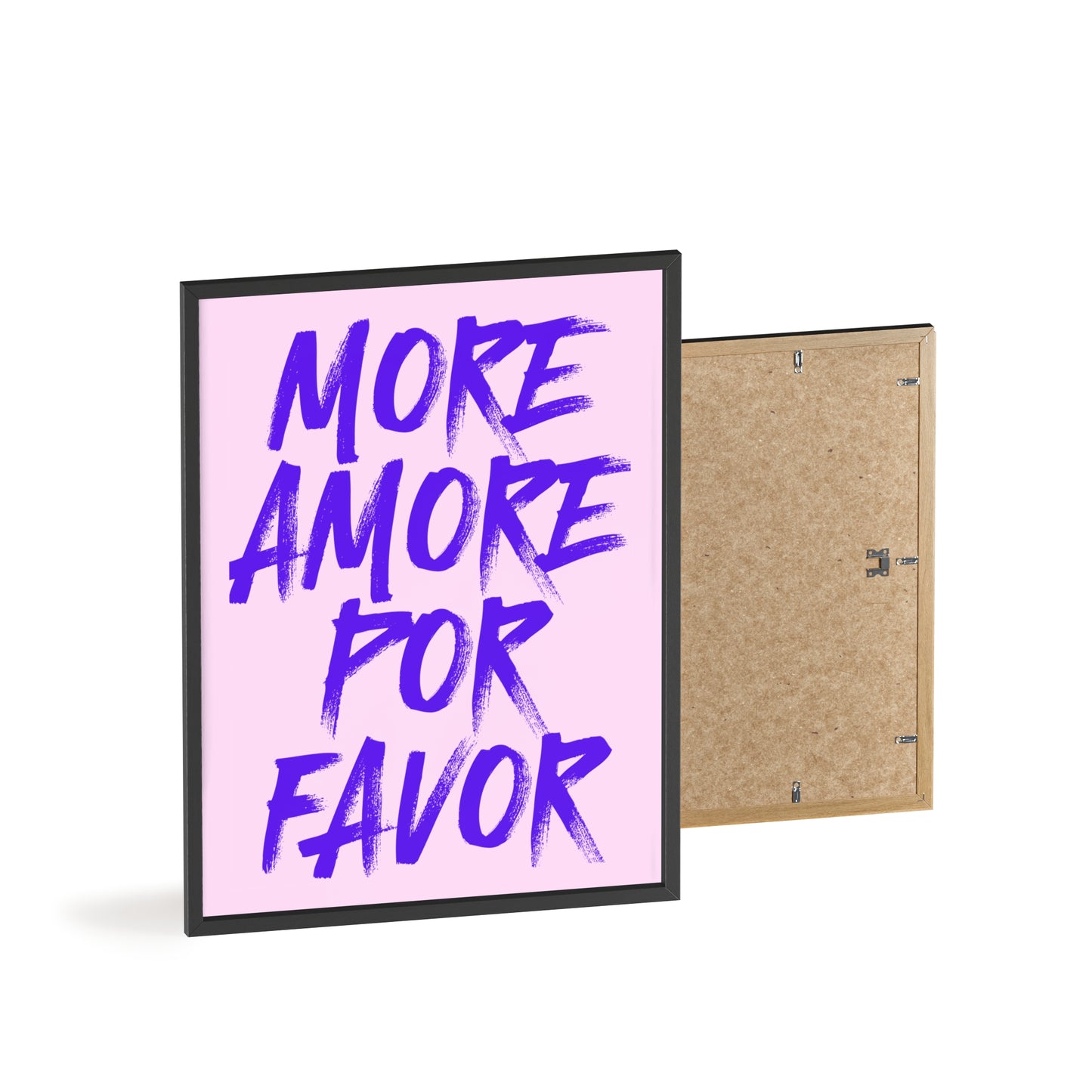 More Amore Por Favor ( Lavendar ) - Frame