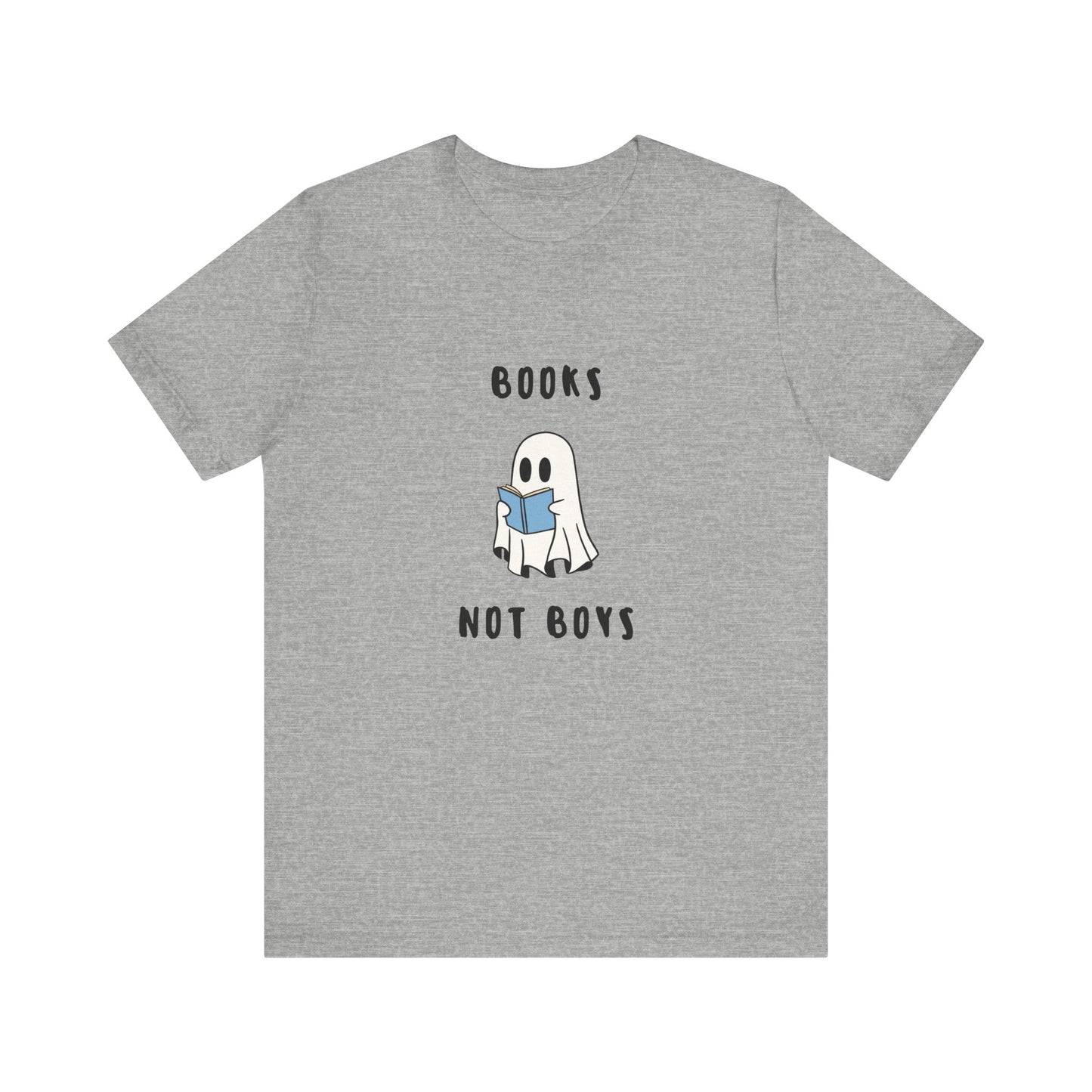 Books not Boys ( Blue ) | Retro Tee | Organic Unisex T Shirt