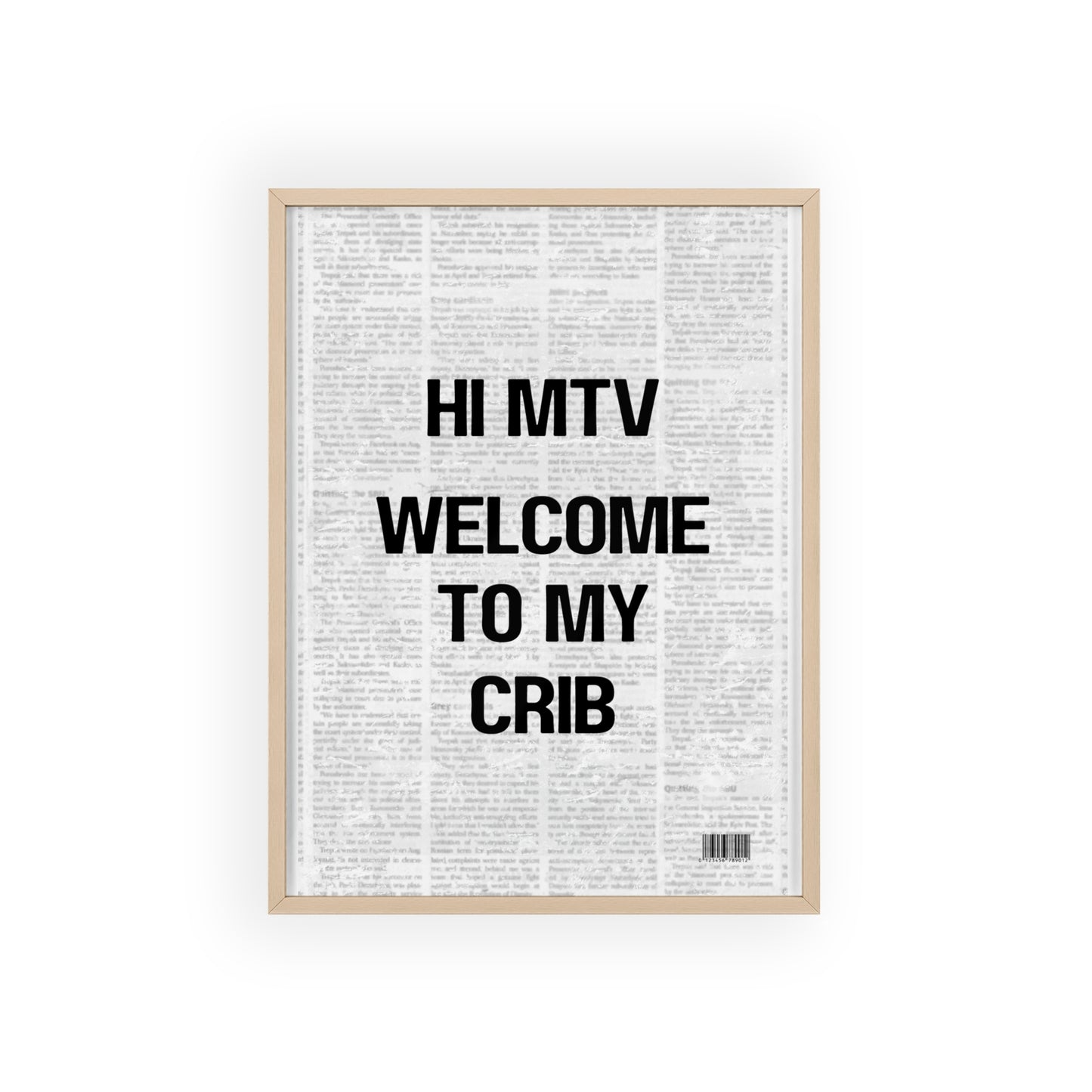 Hi MTV, Welcome to my Crib - Frame