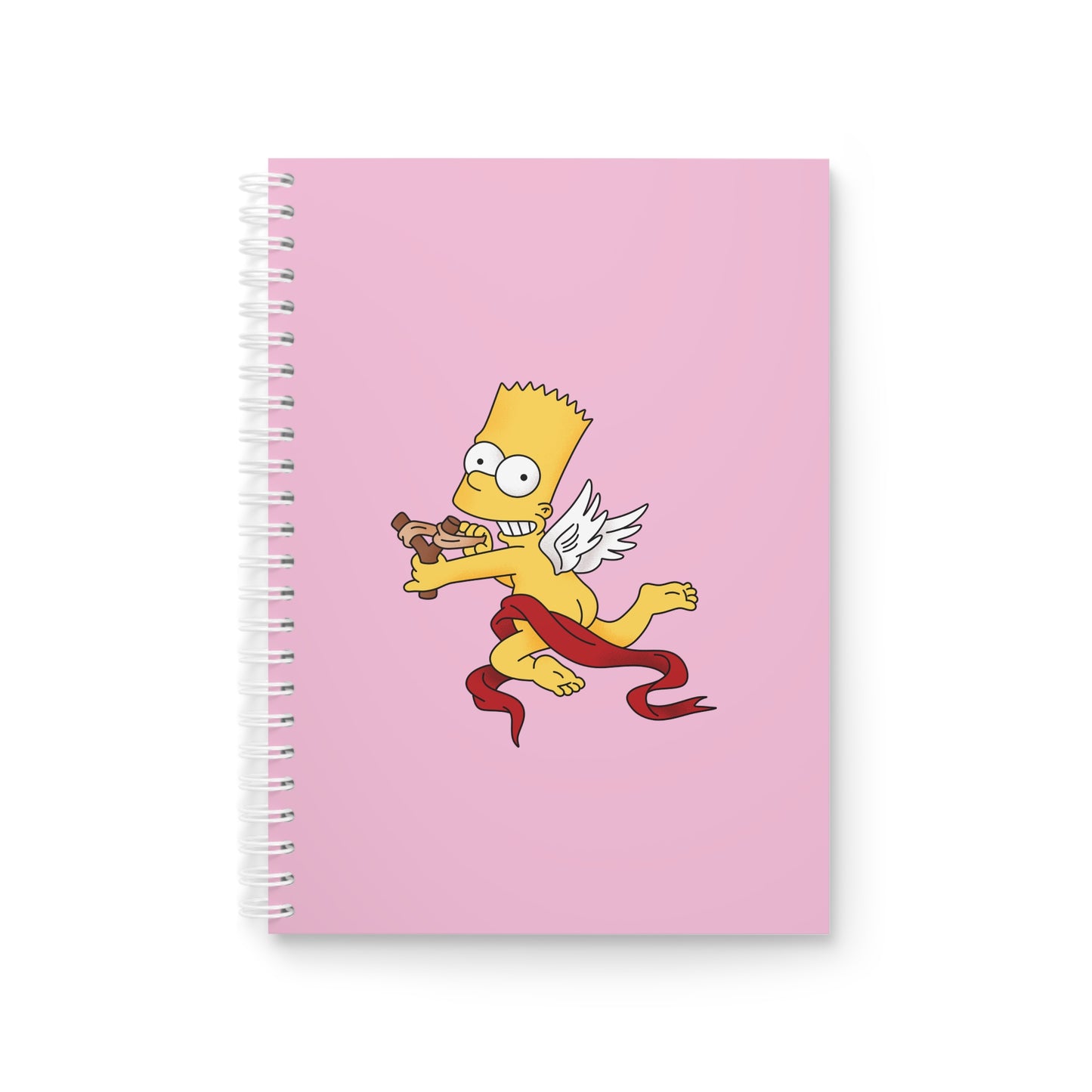 Bart Cupid - Sassy Scribbles Spiral Notebook