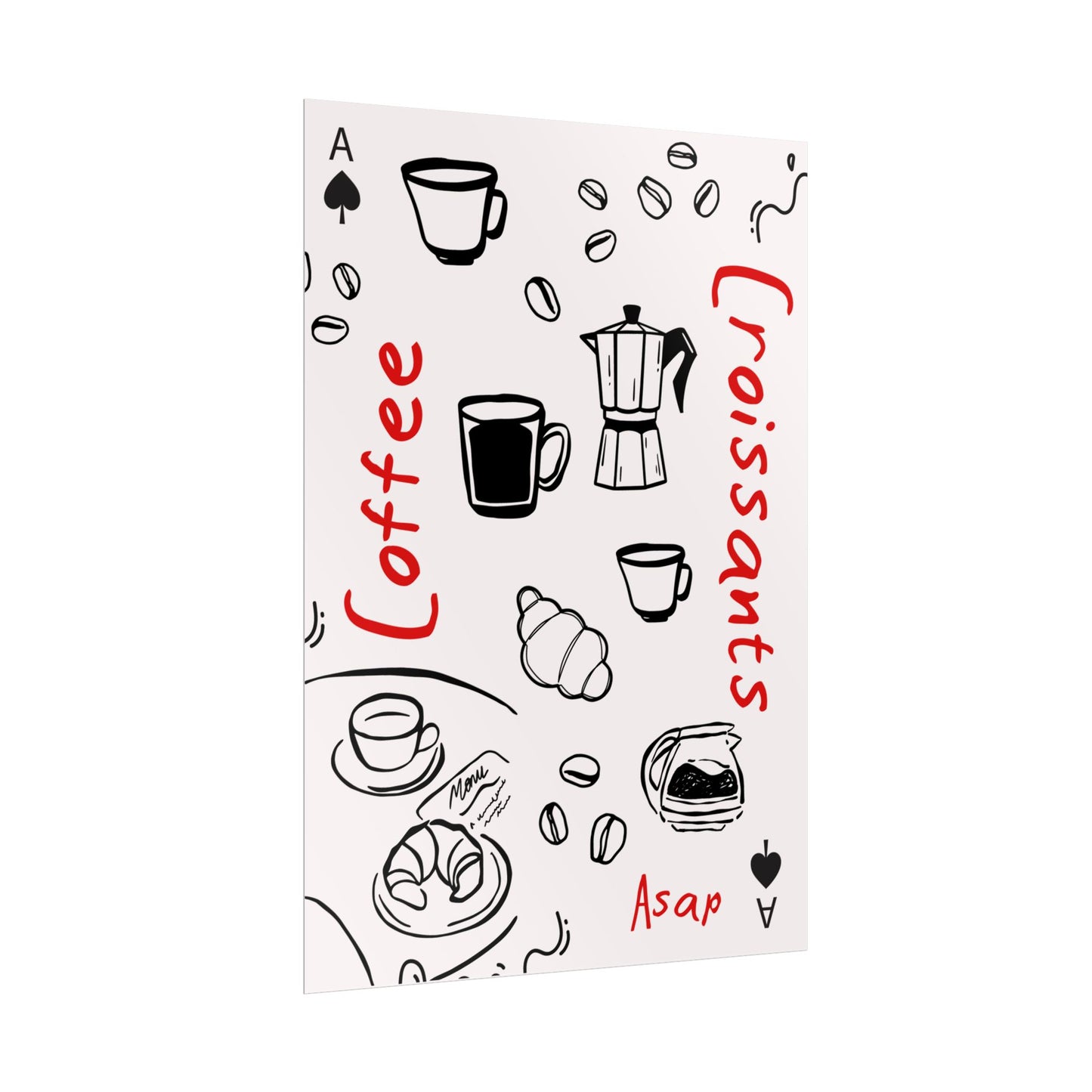 Coffee & Croissants - Poster