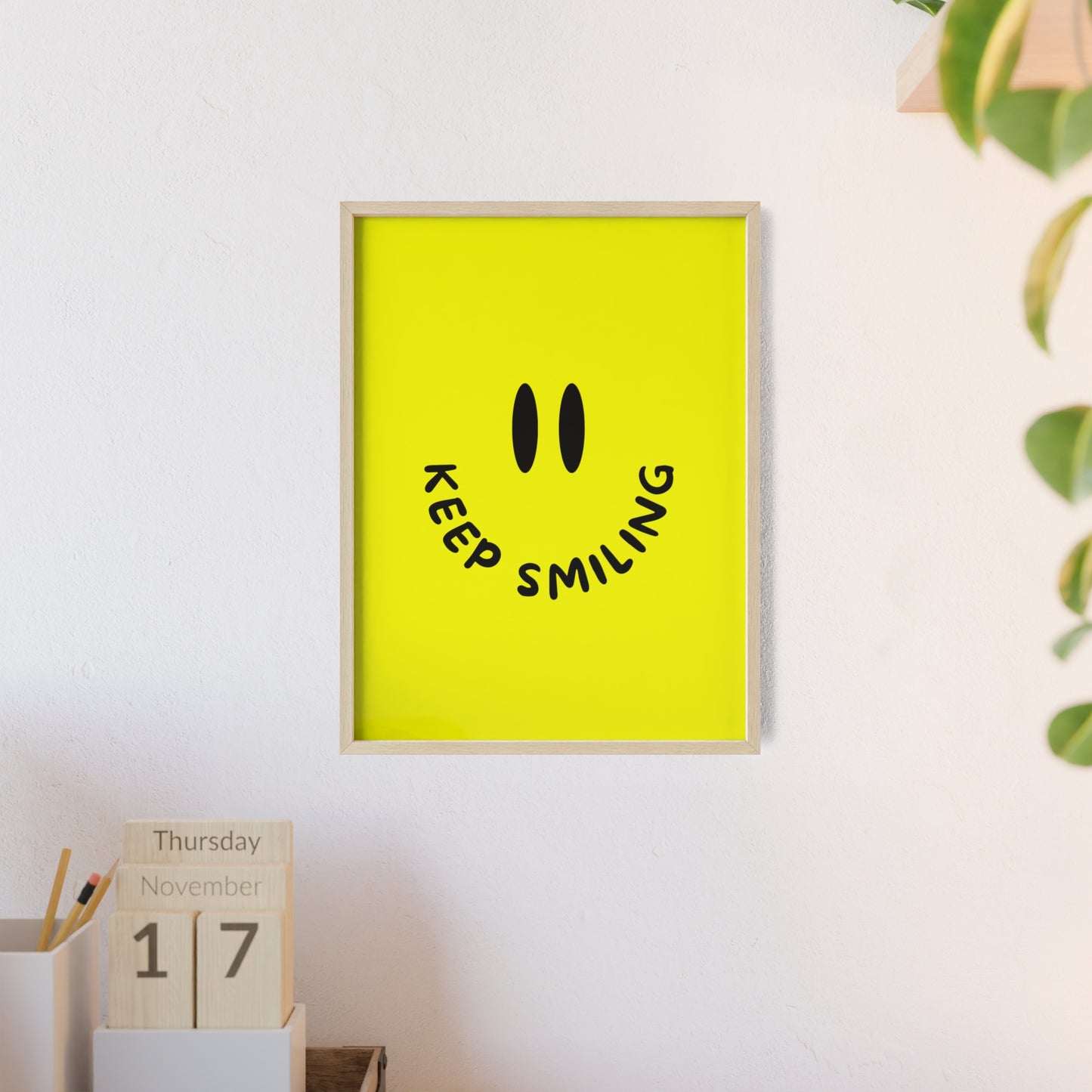 Keep Smiling ( Sunny Yellow ) - Frame