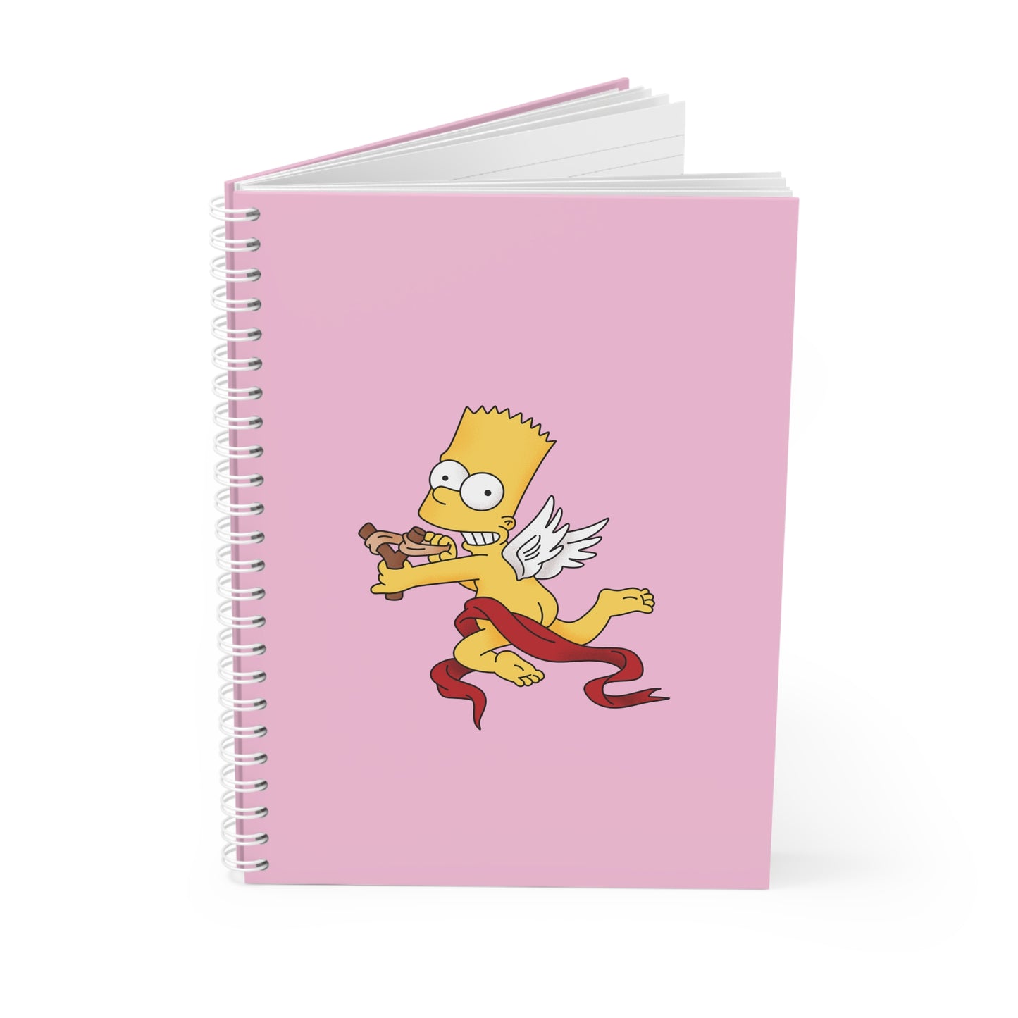 Bart Cupid - Sassy Scribbles Spiral Notebook