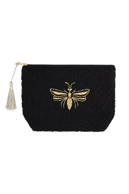 Black Teddy Bee Cosmetic Bag