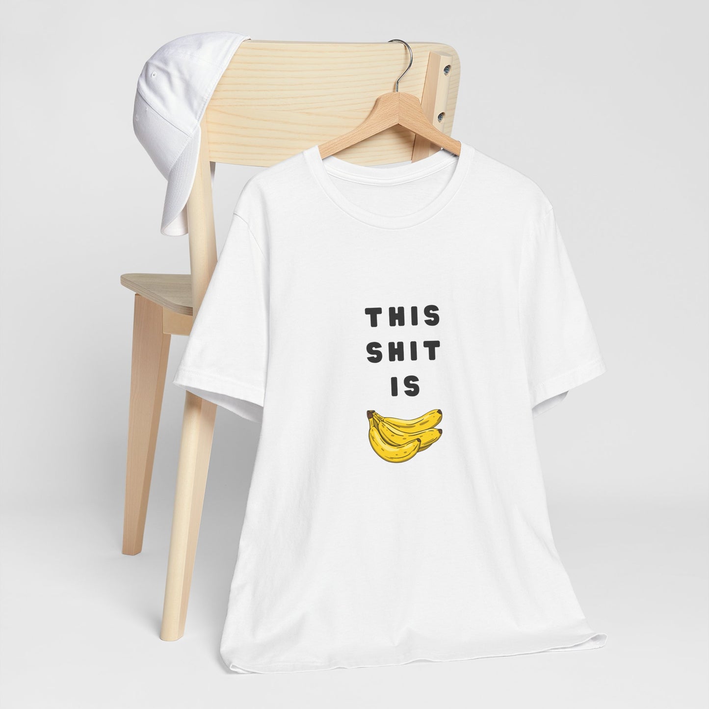 Thus Sh*t is Banana's | Retro Tee | Organic Unisex T Shirt