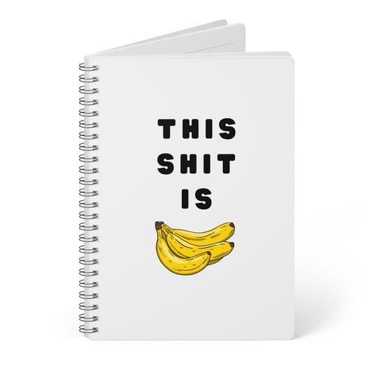 It's Bananas - Sassy Scribbles Spiral Notebook