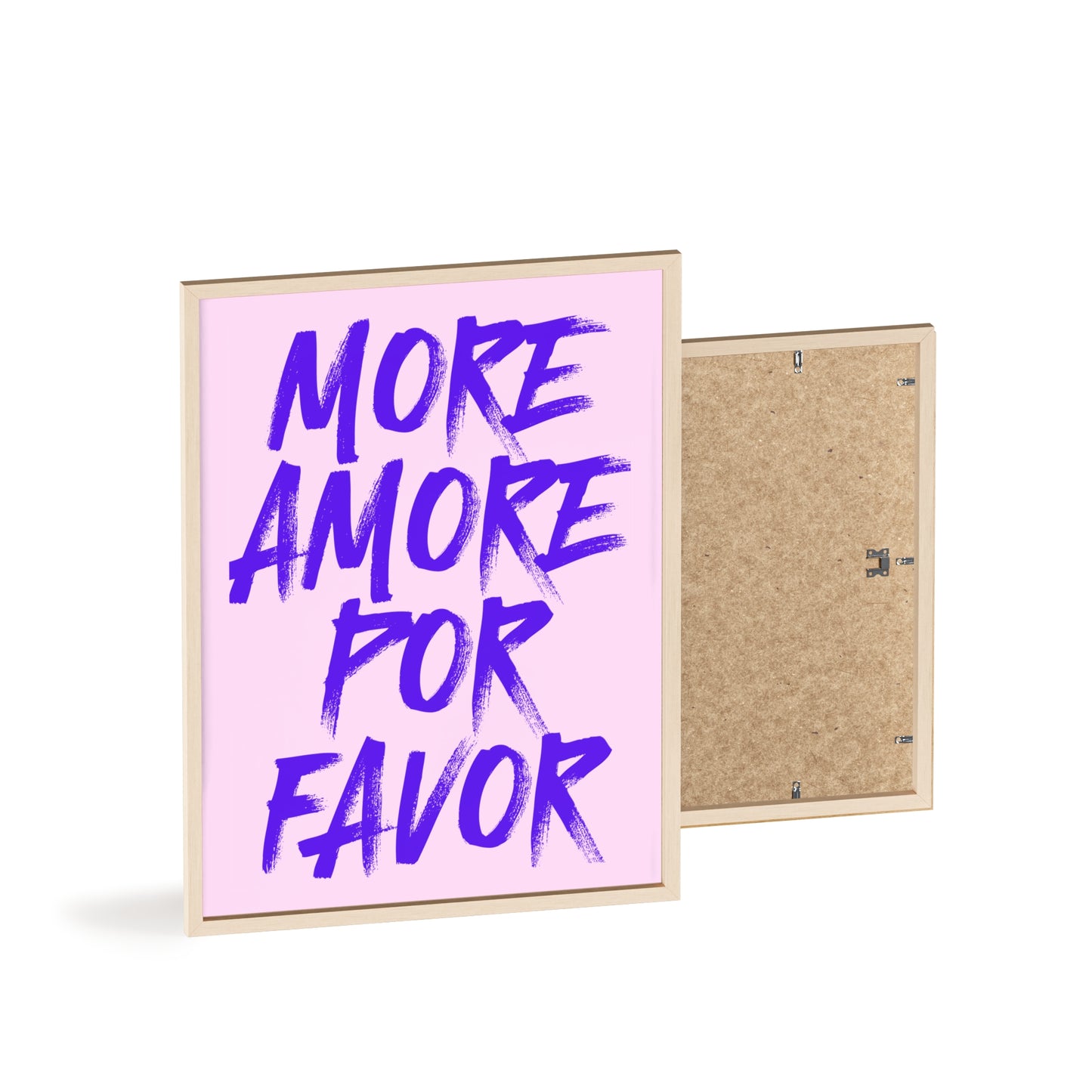 More Amore Por Favor ( Lavendar ) - Frame