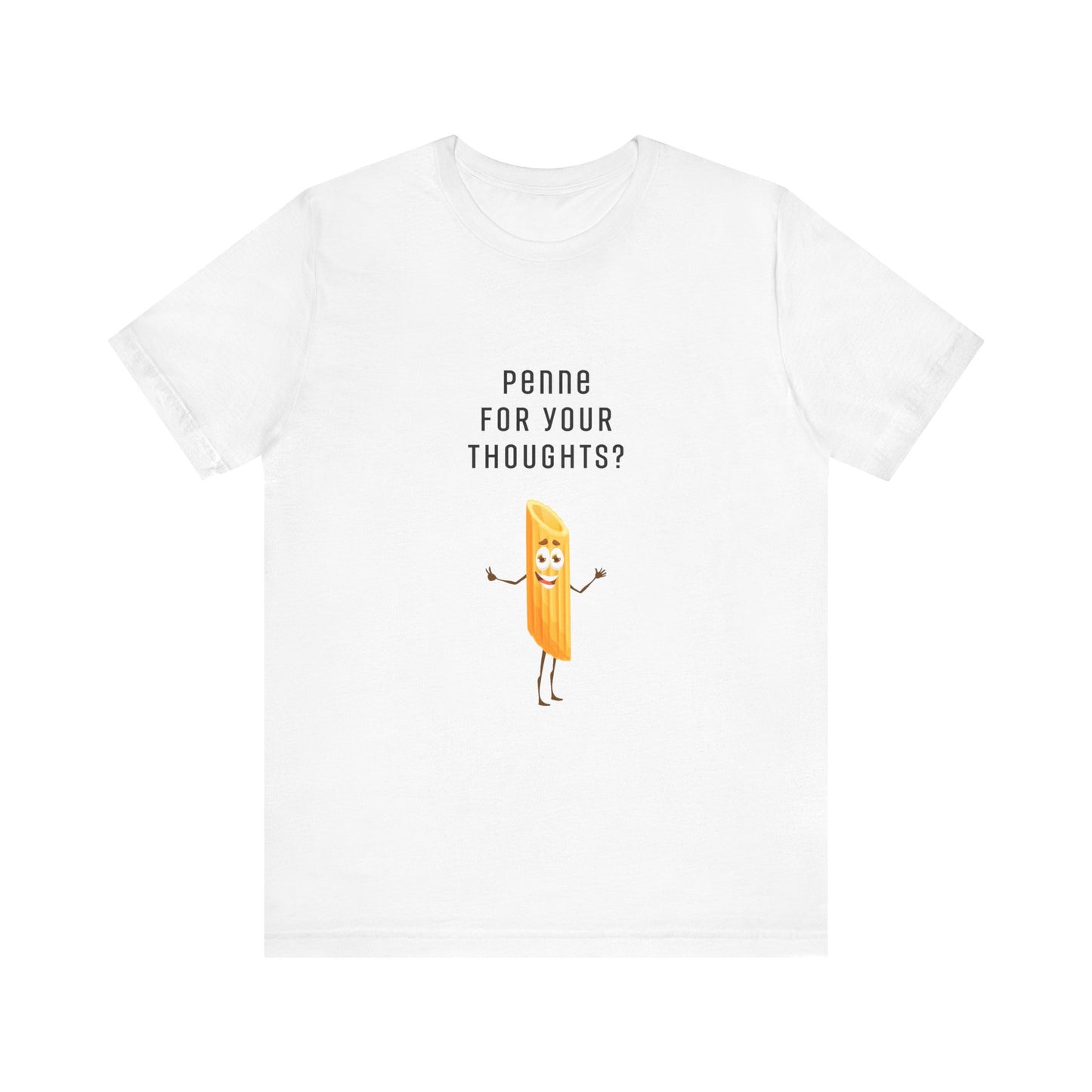 Penne for your Thoughts? | Retro Tee | Organic Unisex T Shirt