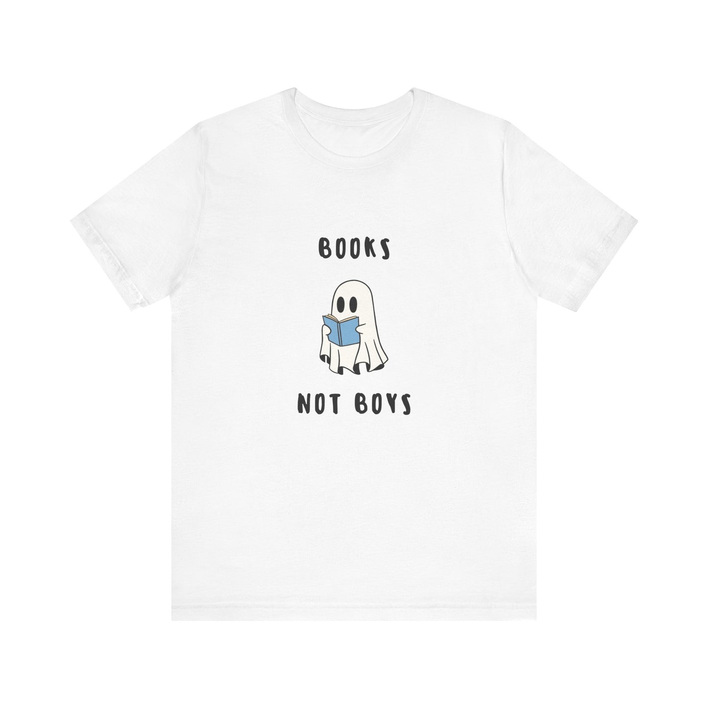 Books not Boys ( Blue ) | Retro Tee | Organic Unisex T Shirt