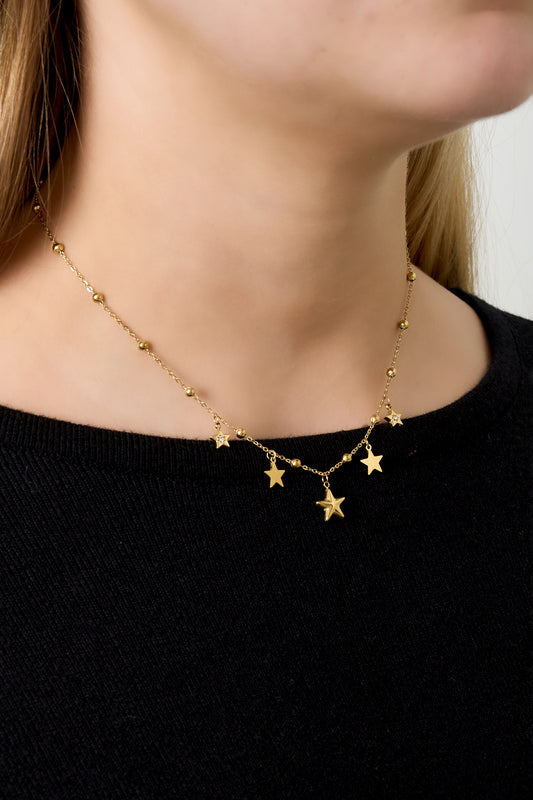 Star Charm Gold Necklace