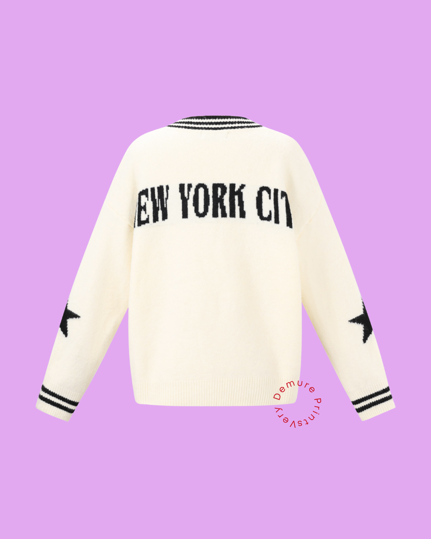 Big Apple Varsity Knit Sweater