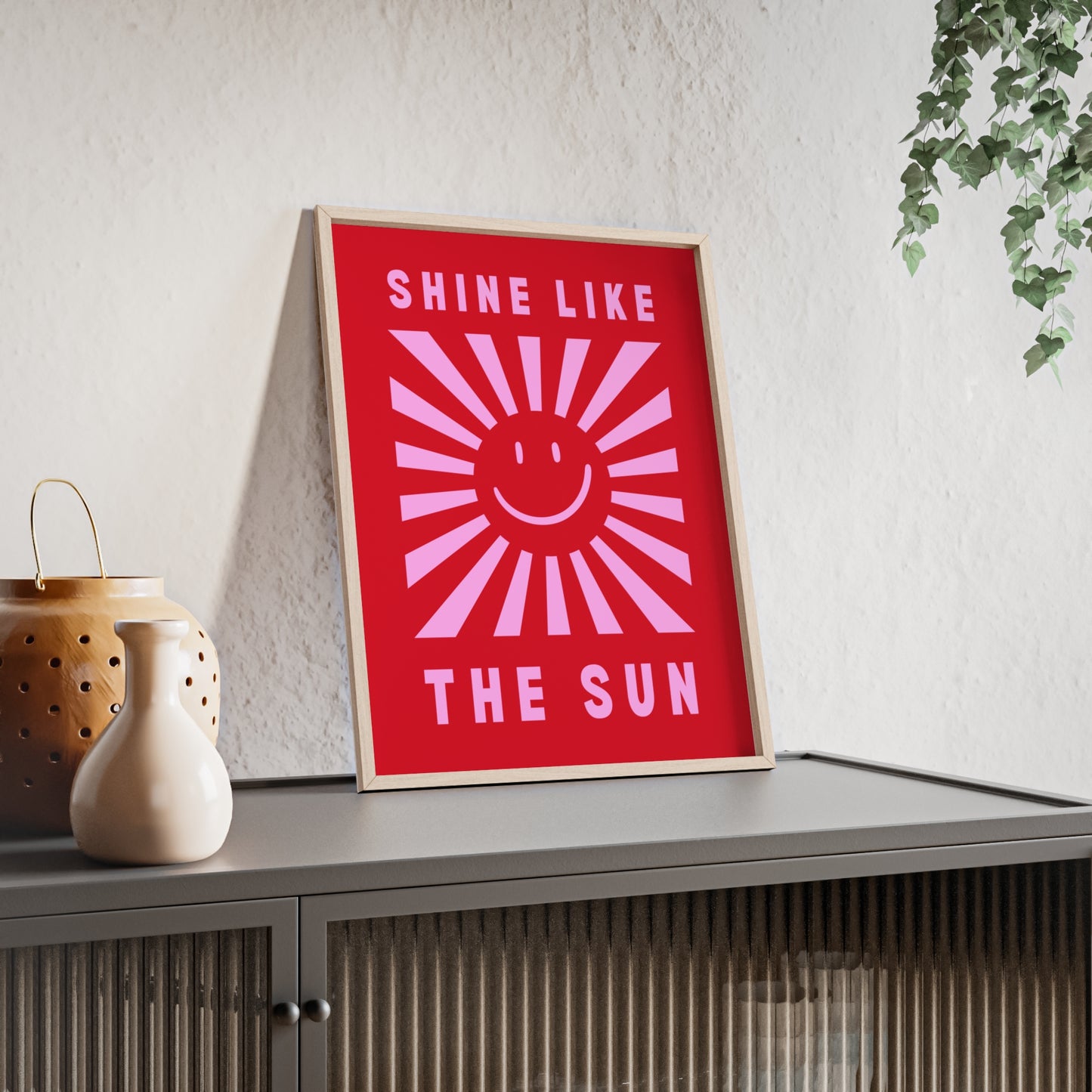 Shine Like The Sun ( Cherry Red ) - Frame