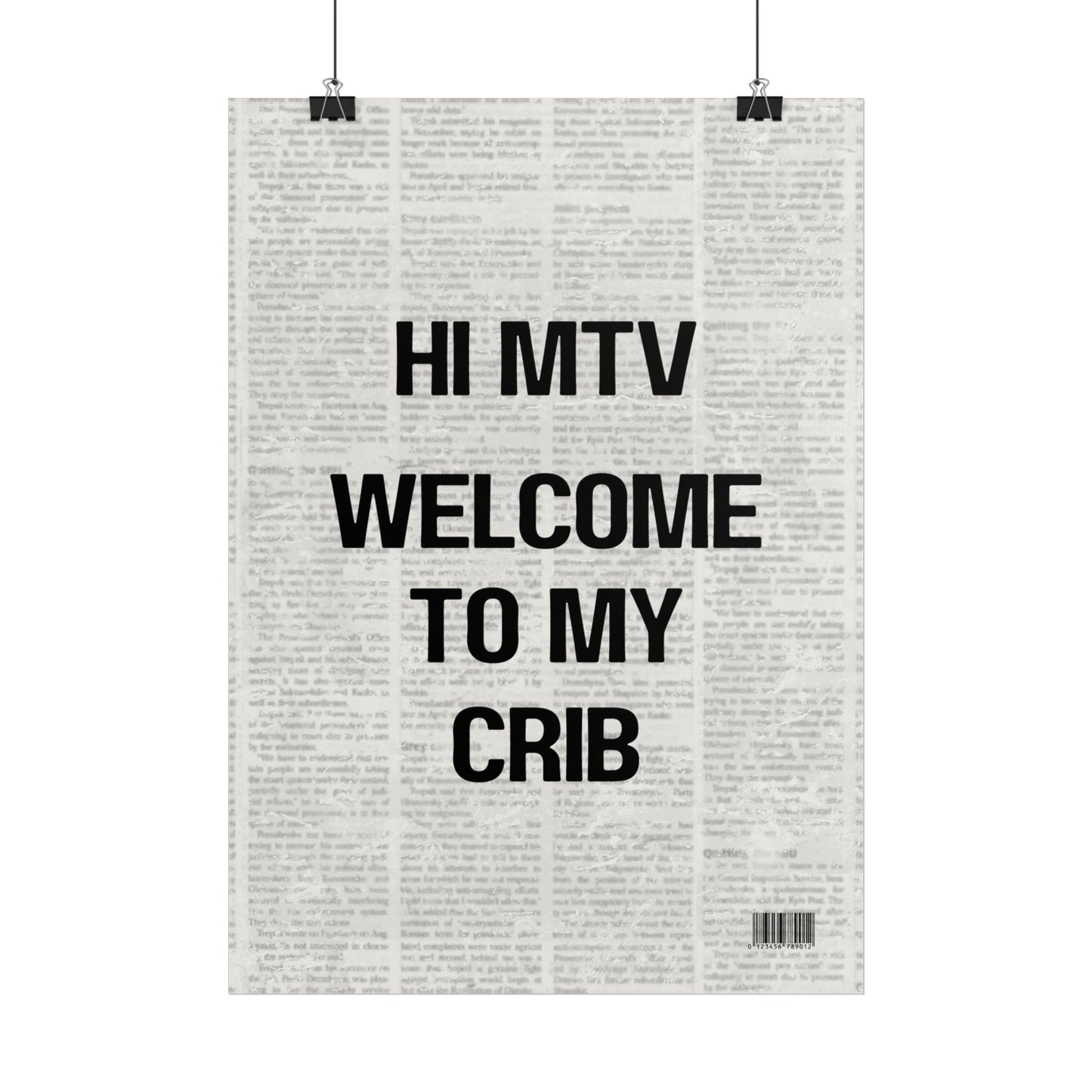 Hi MTV, Welcome to my Crib - Poster