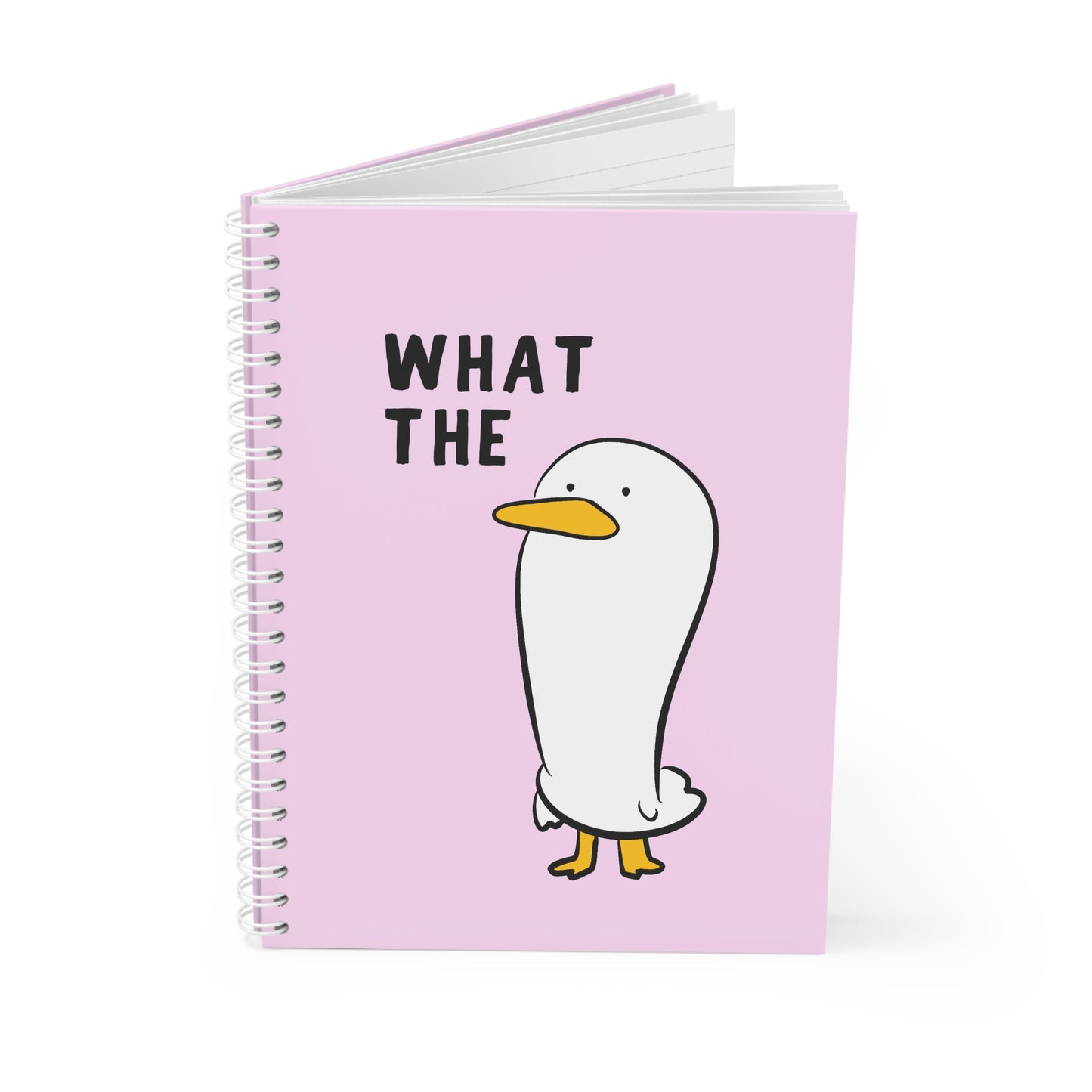 What the F*ck ( Pink ) - Sassy Scribbles Spiral Notebook