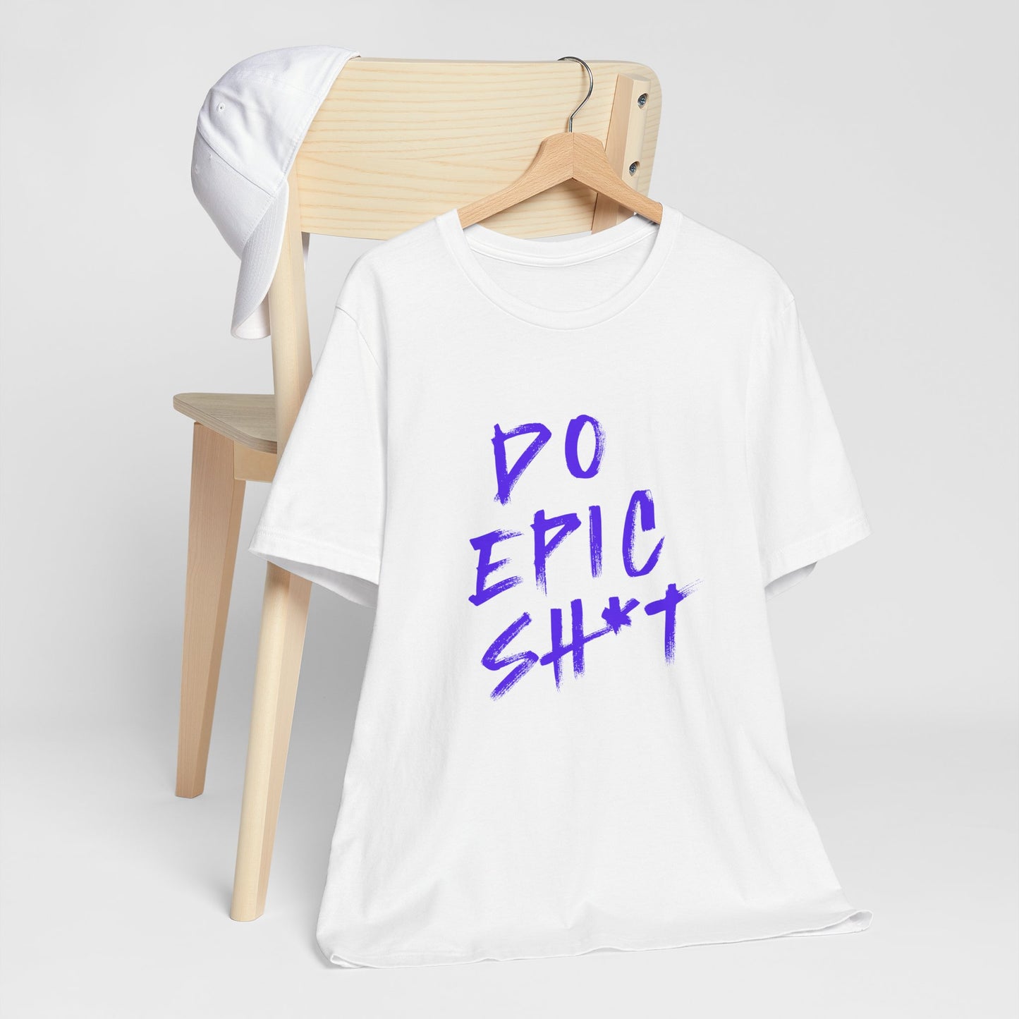 Do Epic Sh*t ( Electric Purple ) | Retro Tee | Organic Unisex T Shirt