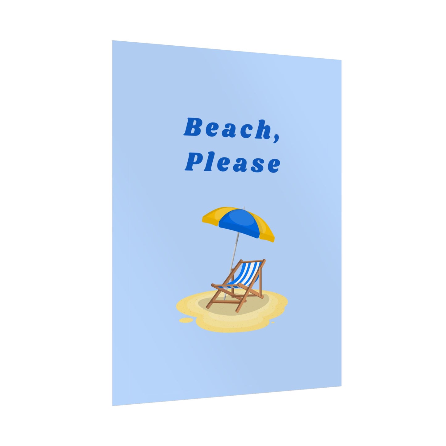 Beach, Please - Poster