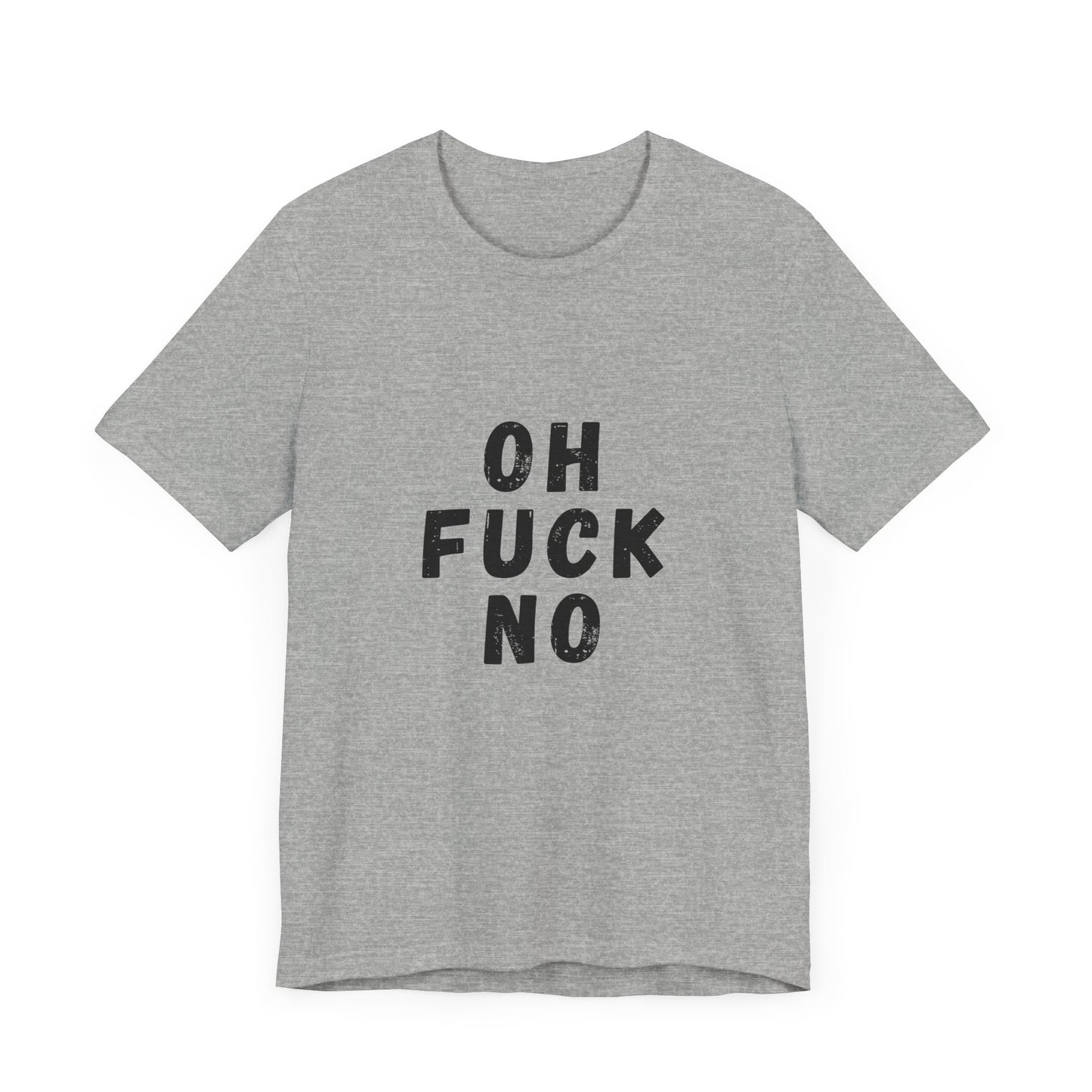 Oh F*ck No | Retro Tee | Organic Unisex T Shirt