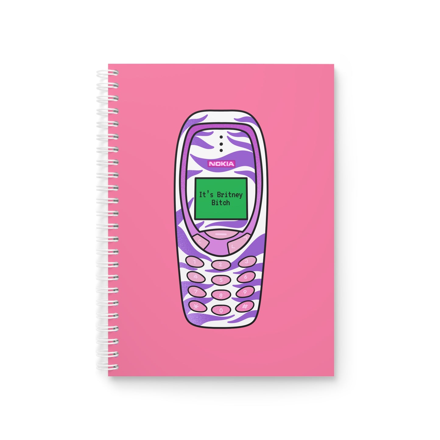 It's Britney B*tch - Sassy Scribbles Spiral Notebook