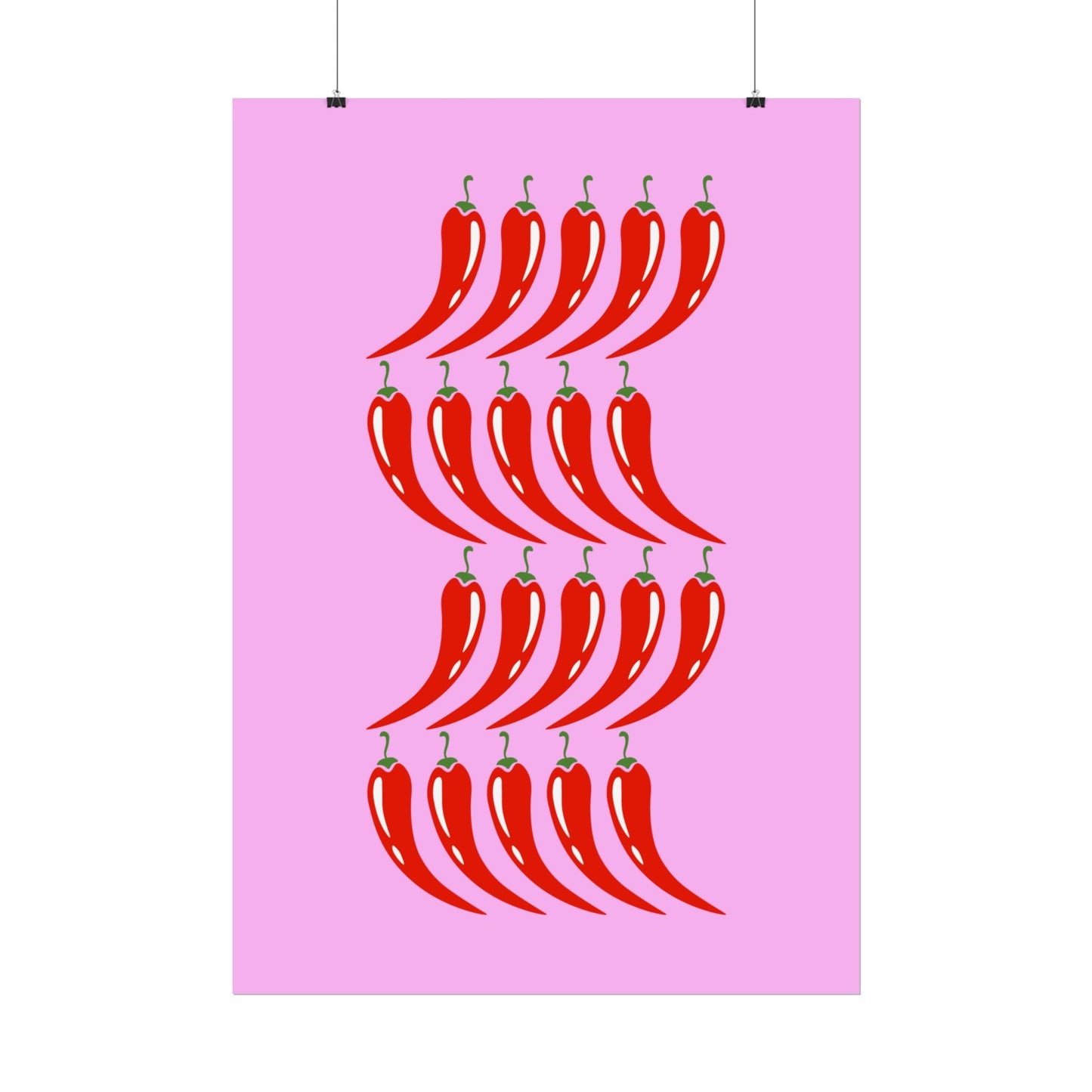 Hot Stuff – Pink Chili Print - Poster