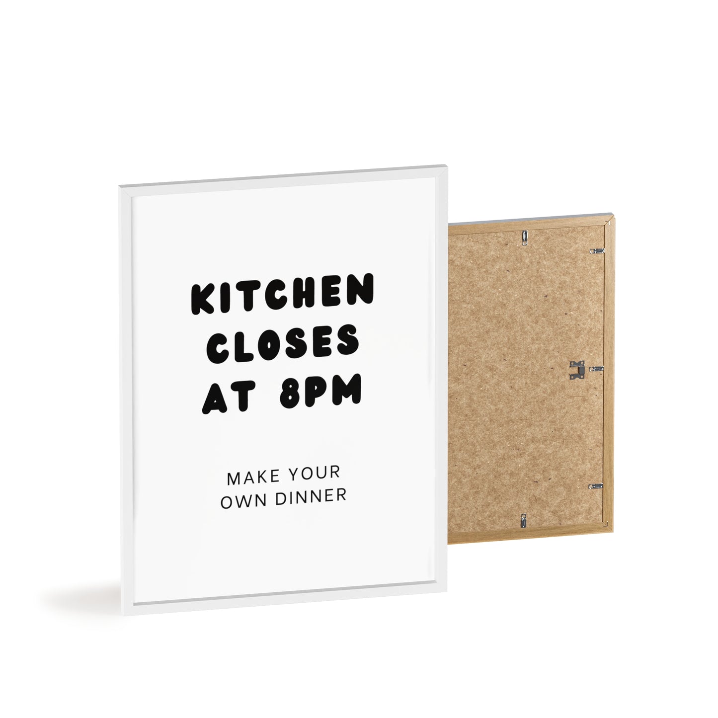 Kitchen Closes at 8pm - Frame