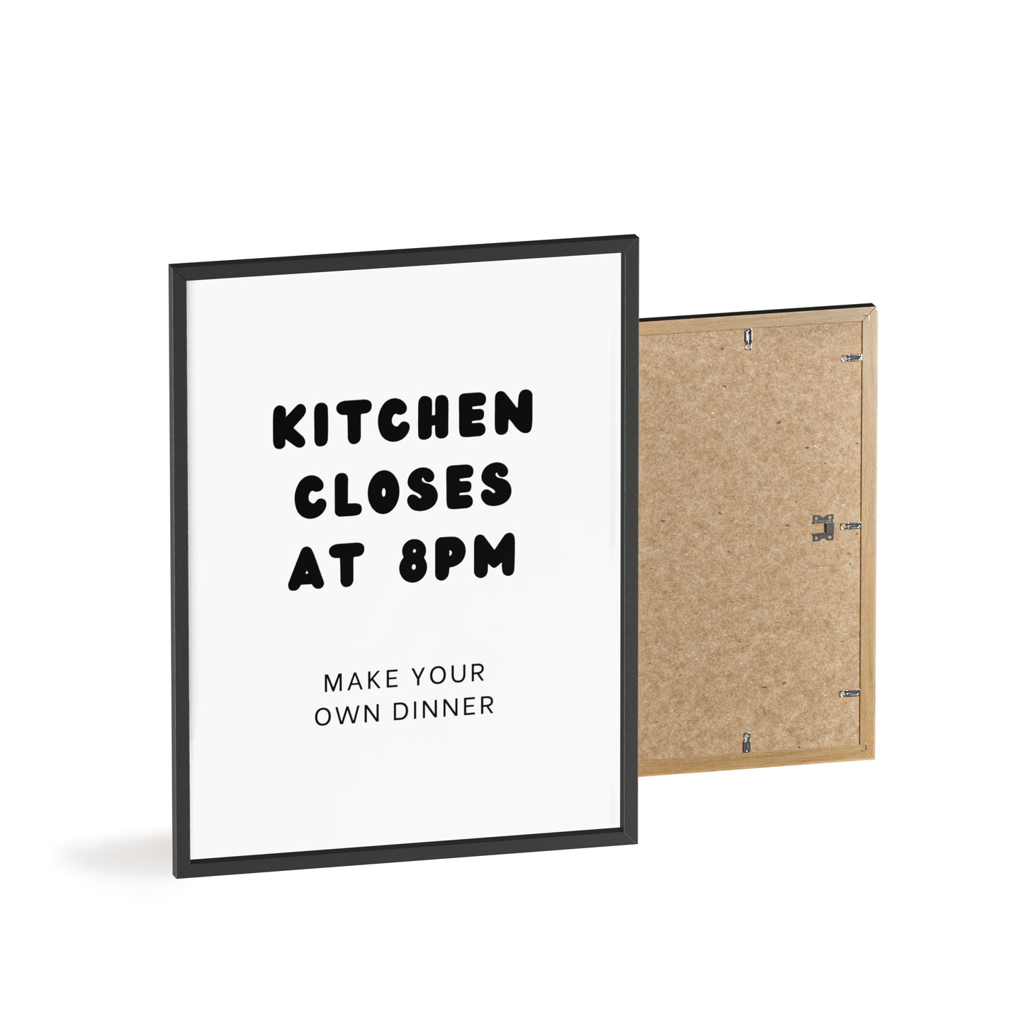 Kitchen Closes at 8pm - Frame