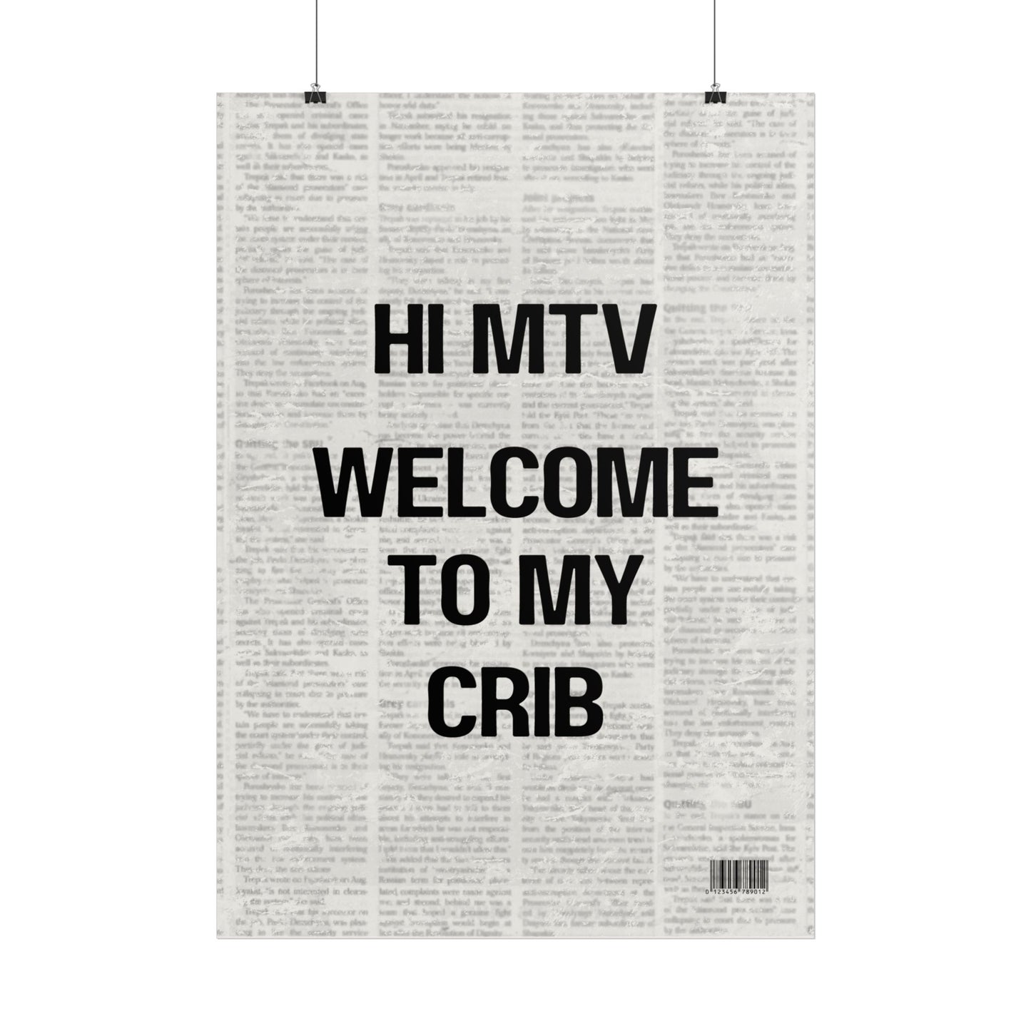 Hi MTV, Welcome to my Crib - Poster