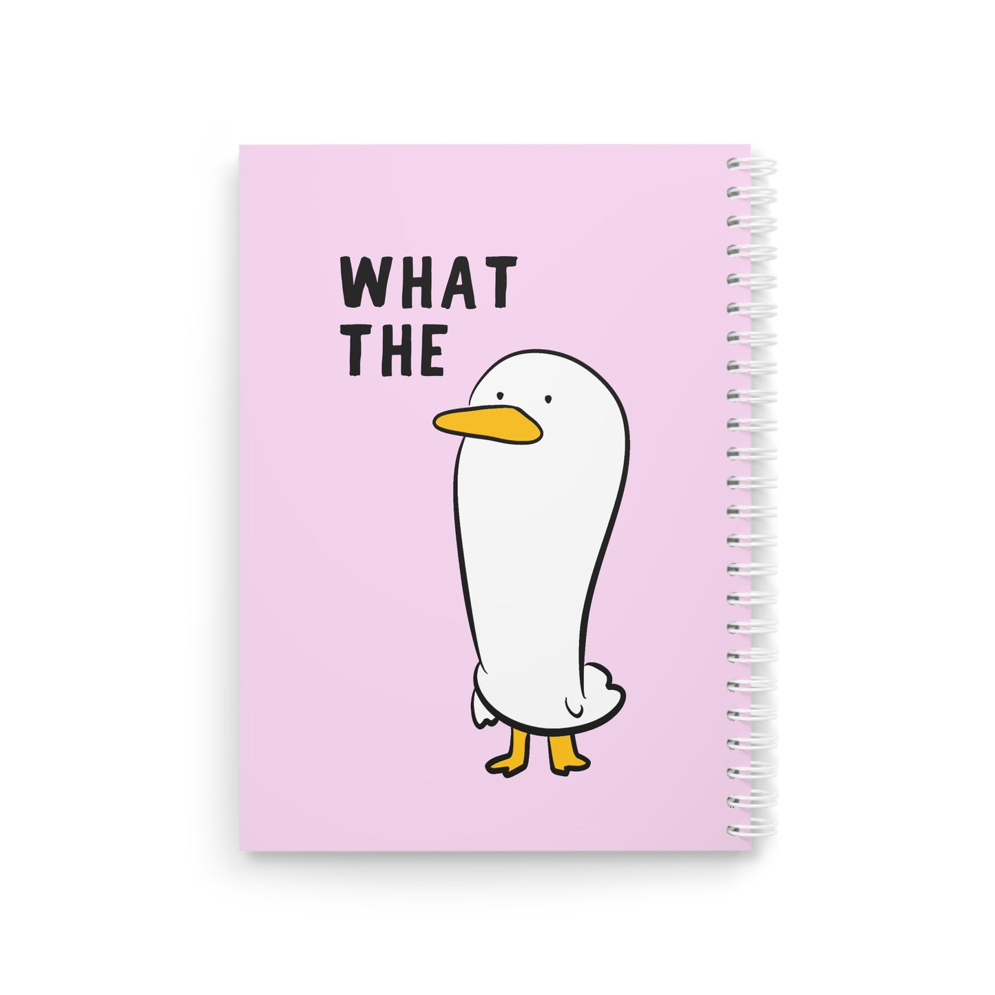 What the F*ck ( Pink ) - Sassy Scribbles Spiral Notebook