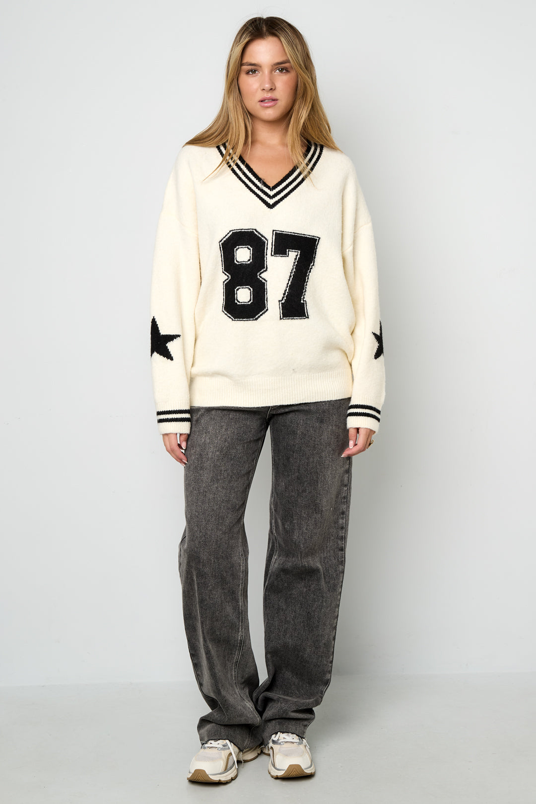 Big Apple Varsity Knit Sweater
