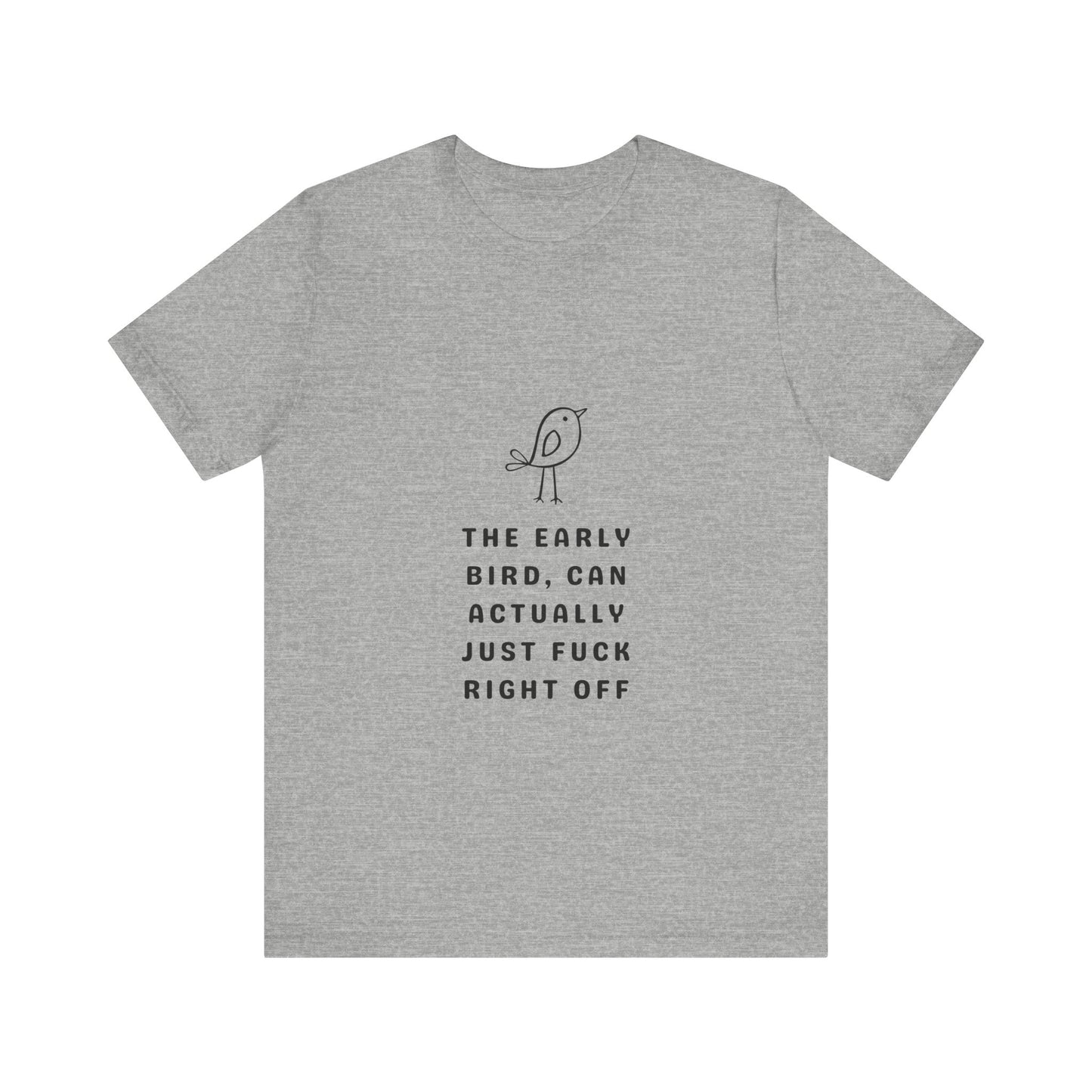 Early Bird | Retro Tee | Organic Unisex T Shirt