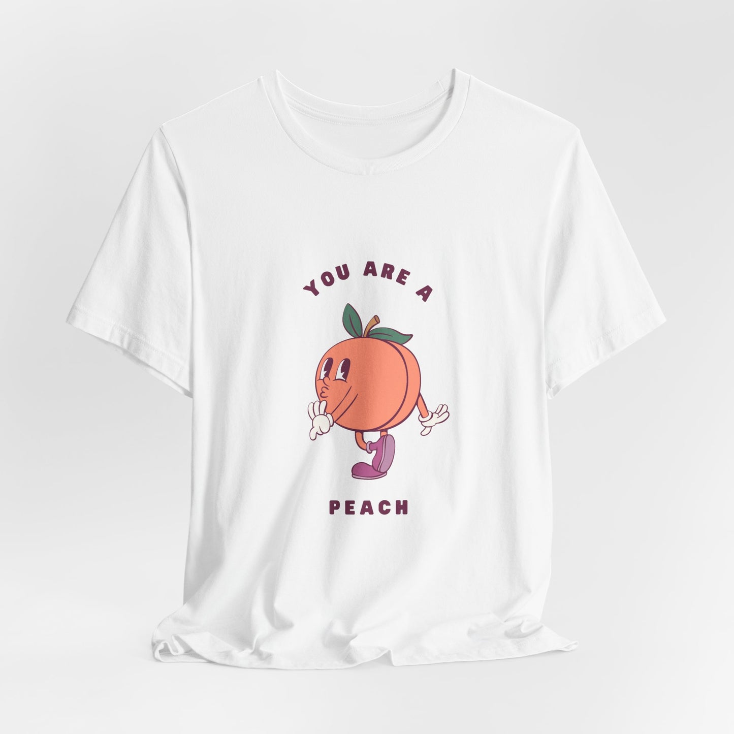 You are a Peach | Retro Tee | Organic Unisex T Shirt