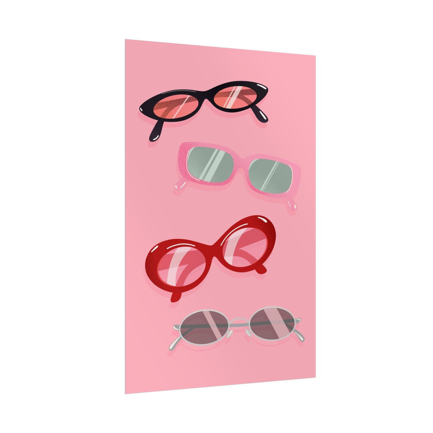 Sunglasses Squad – Pink Poster