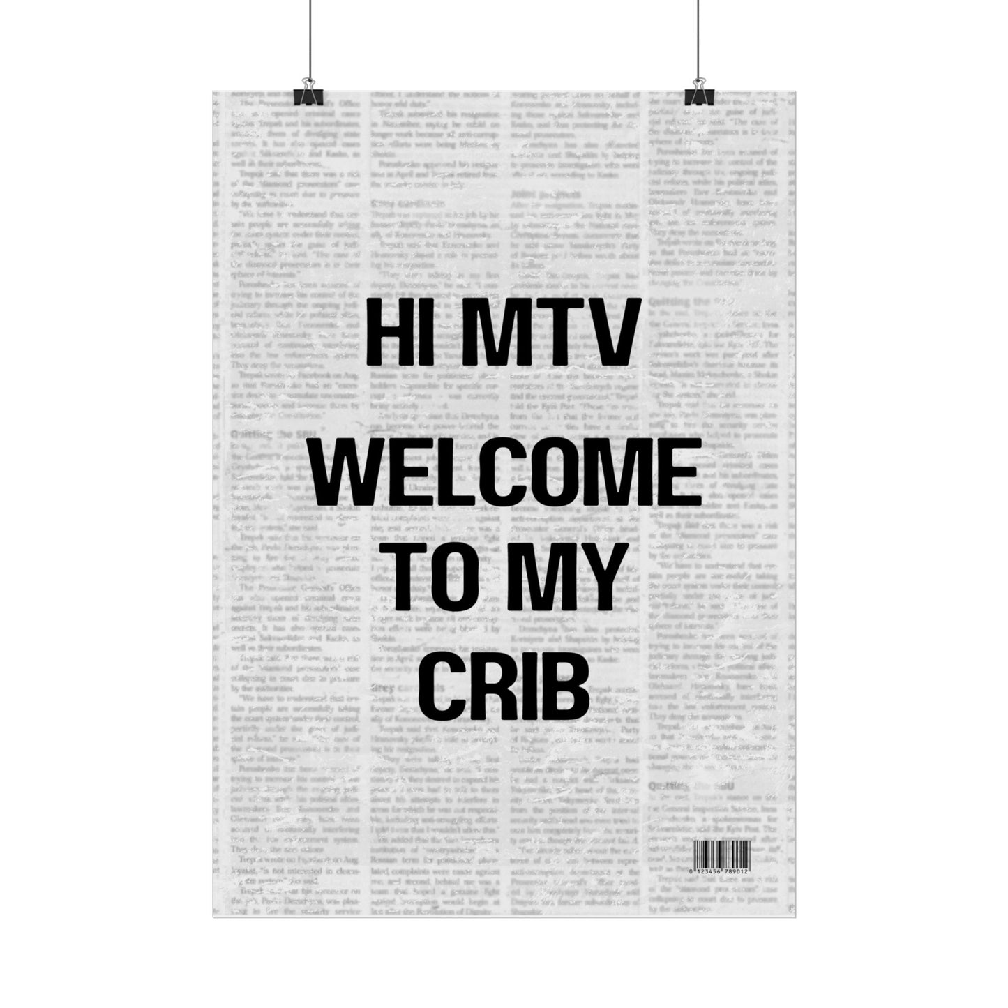 Hi MTV, Welcome to my Crib - Poster