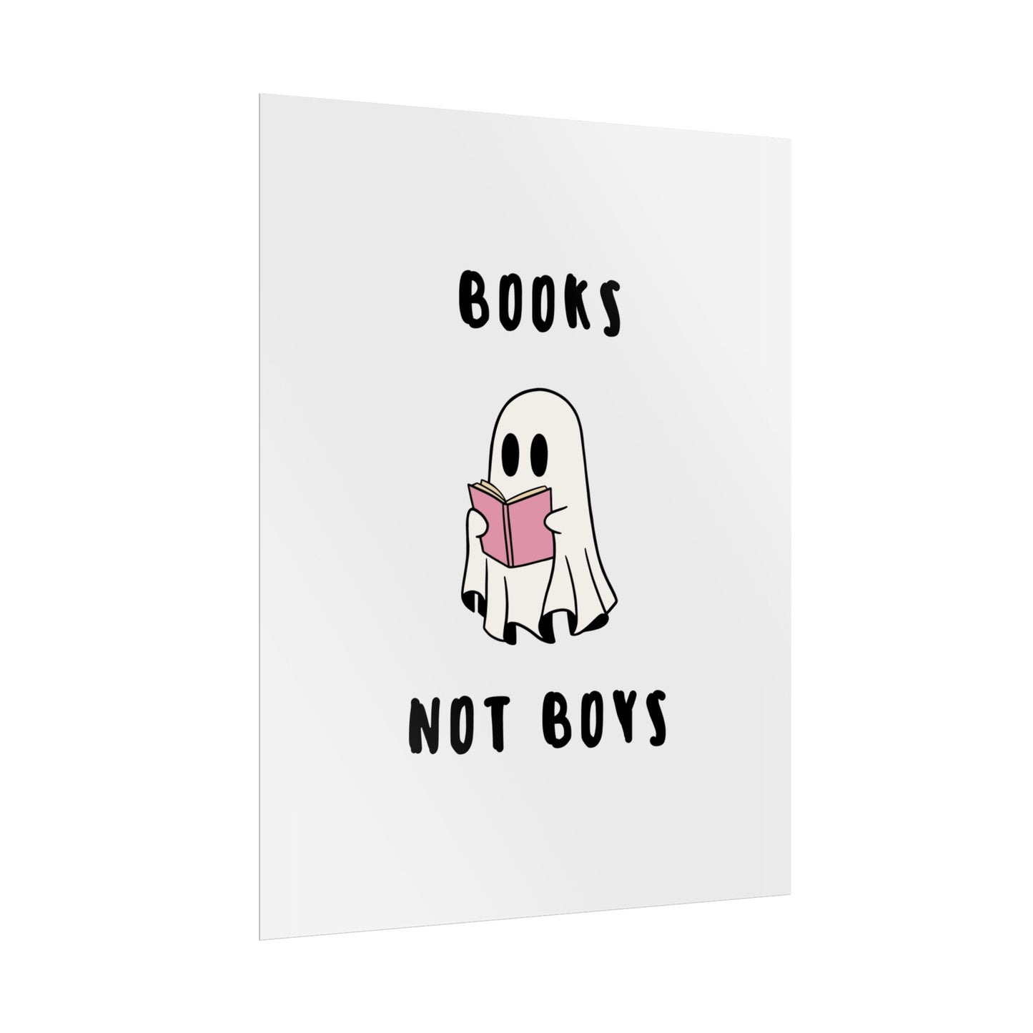 Books not Boys ( Powder Pink ) - Poster