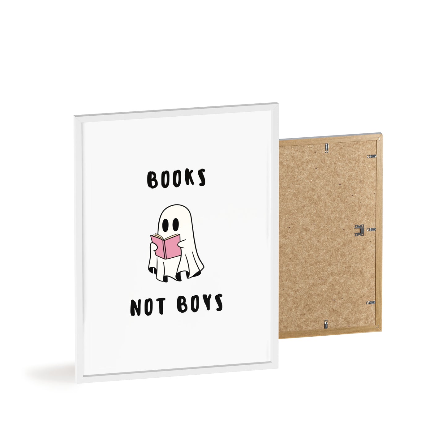 Books not Boys ( Powder Pink ) - Frame