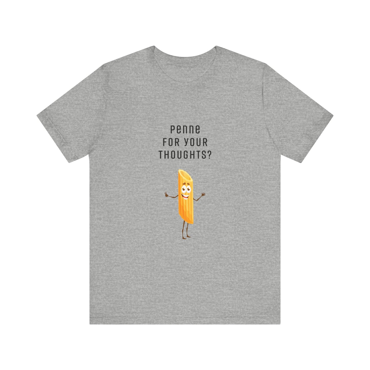 Penne for your Thoughts? | Retro Tee | Organic Unisex T Shirt