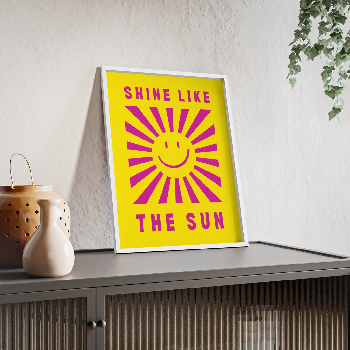 Shine Like The Sun ( Sunshine Yellow ) - Frame