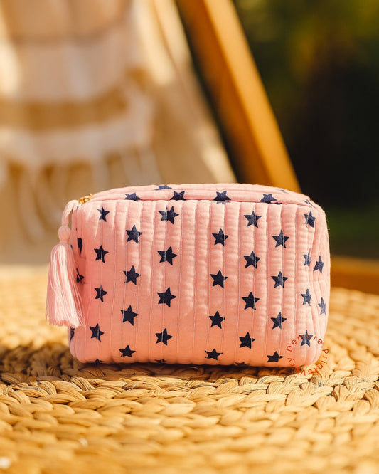 Celestial Sparkle Makeup Bag – Compact Cosmetic Travel Pouch