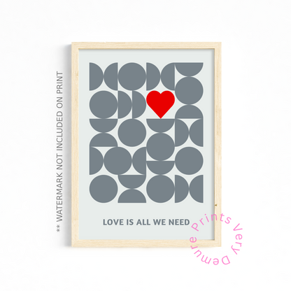LOVE IS ALL WE NEED