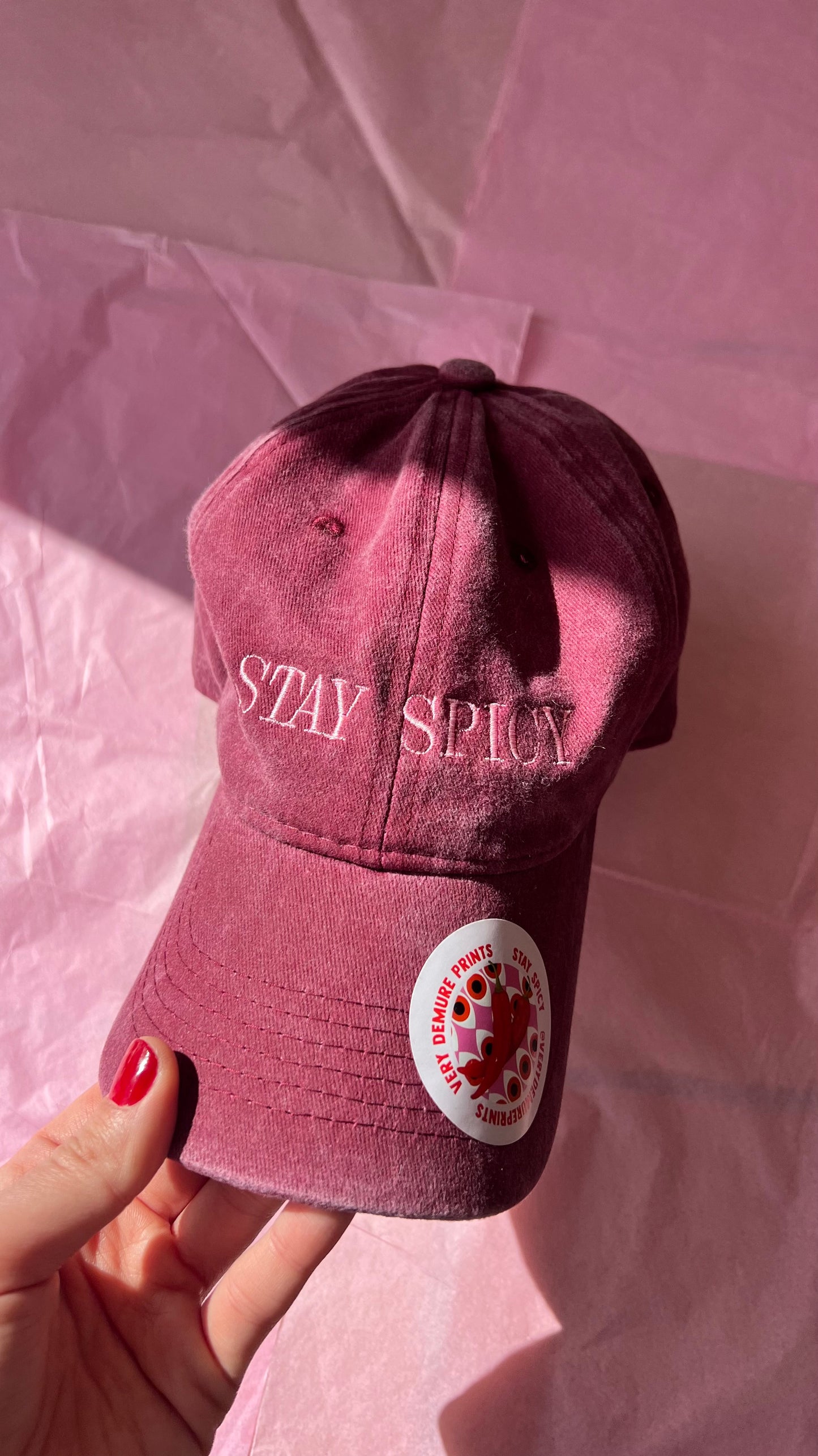 Stay Spicy Burgundy Cap (Pre-Order)