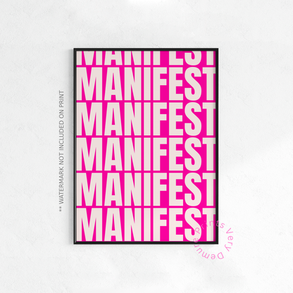 Manifest (Clean & Messy Variations)